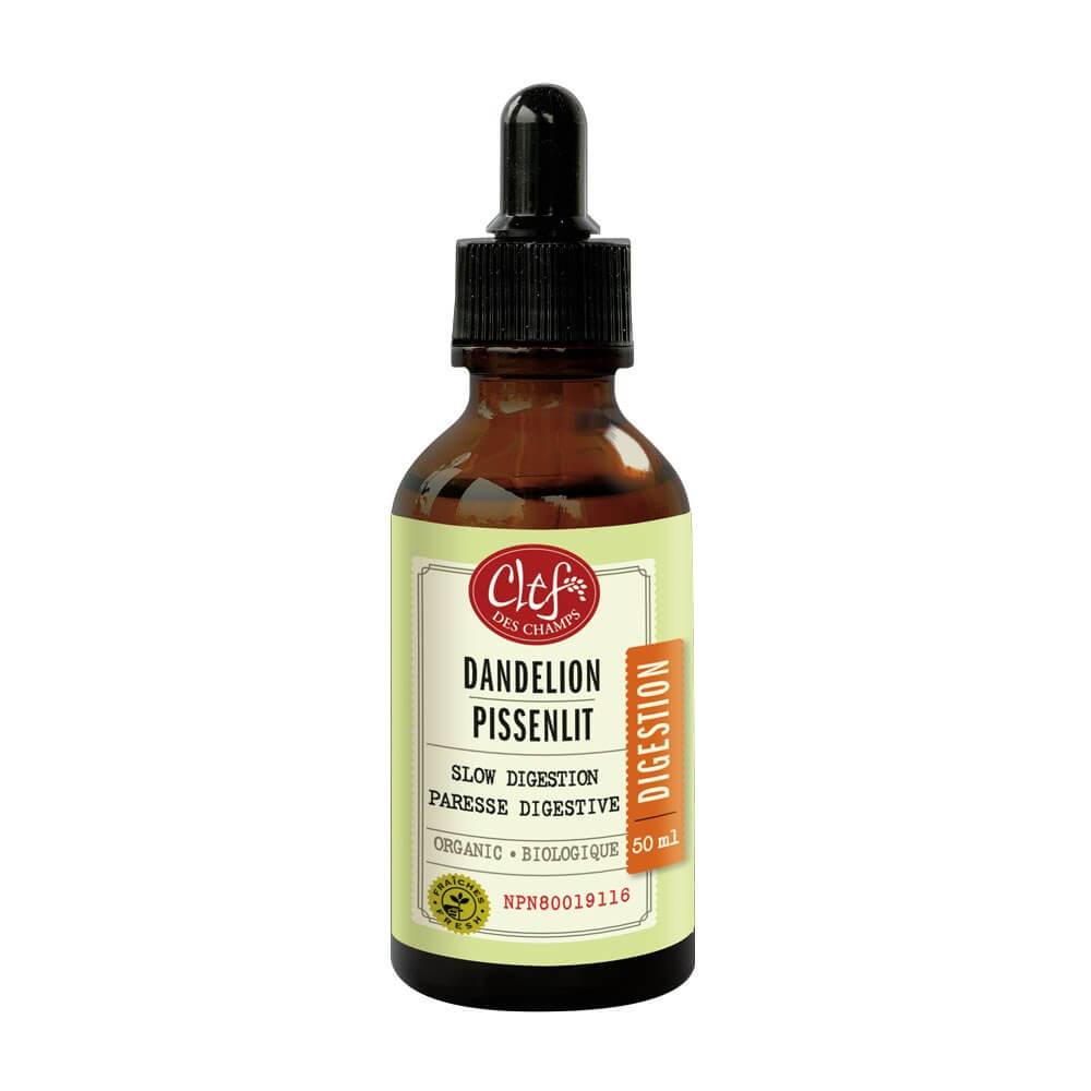 Clef Des Champs Dandelion 50ml - Acts on Digestive & Urinary Tract, Eliminate Toxins, Uric Acid & Cholesterol, Reduces Inflammation and Deposits