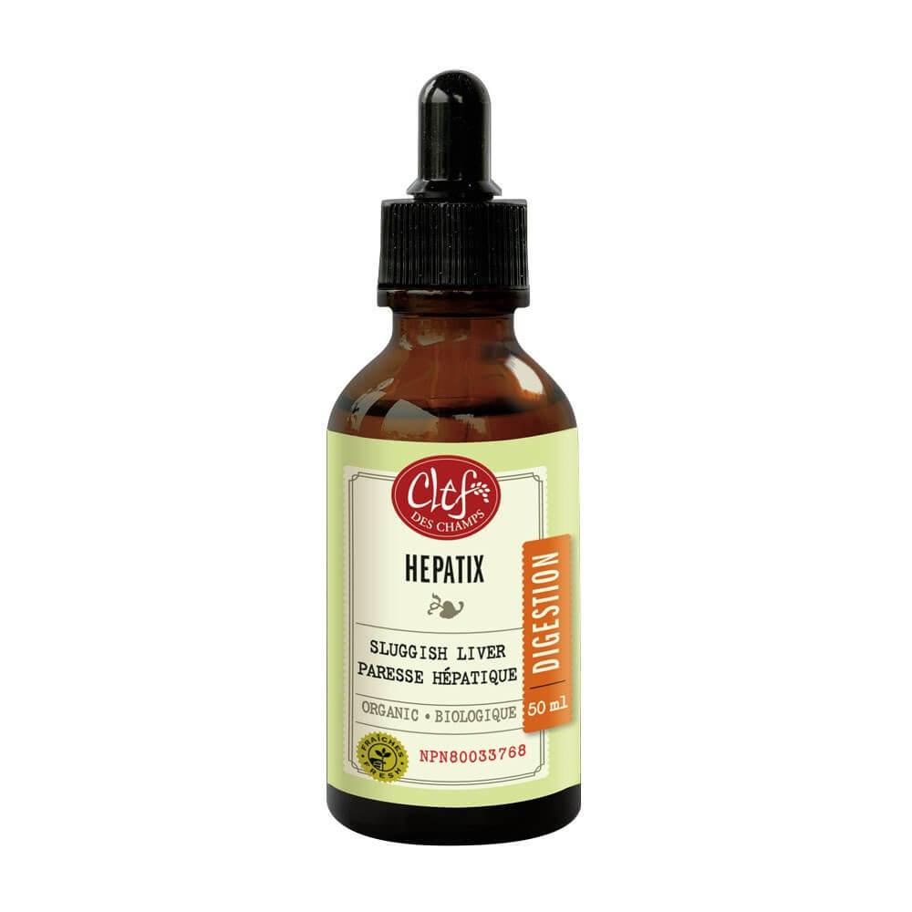 Clef Des Champs Hepatix 50ml - A Liver Tonic to Ease Digestive Problems & Gallbladder, Balances Cholagogue & Hepatic Herbs