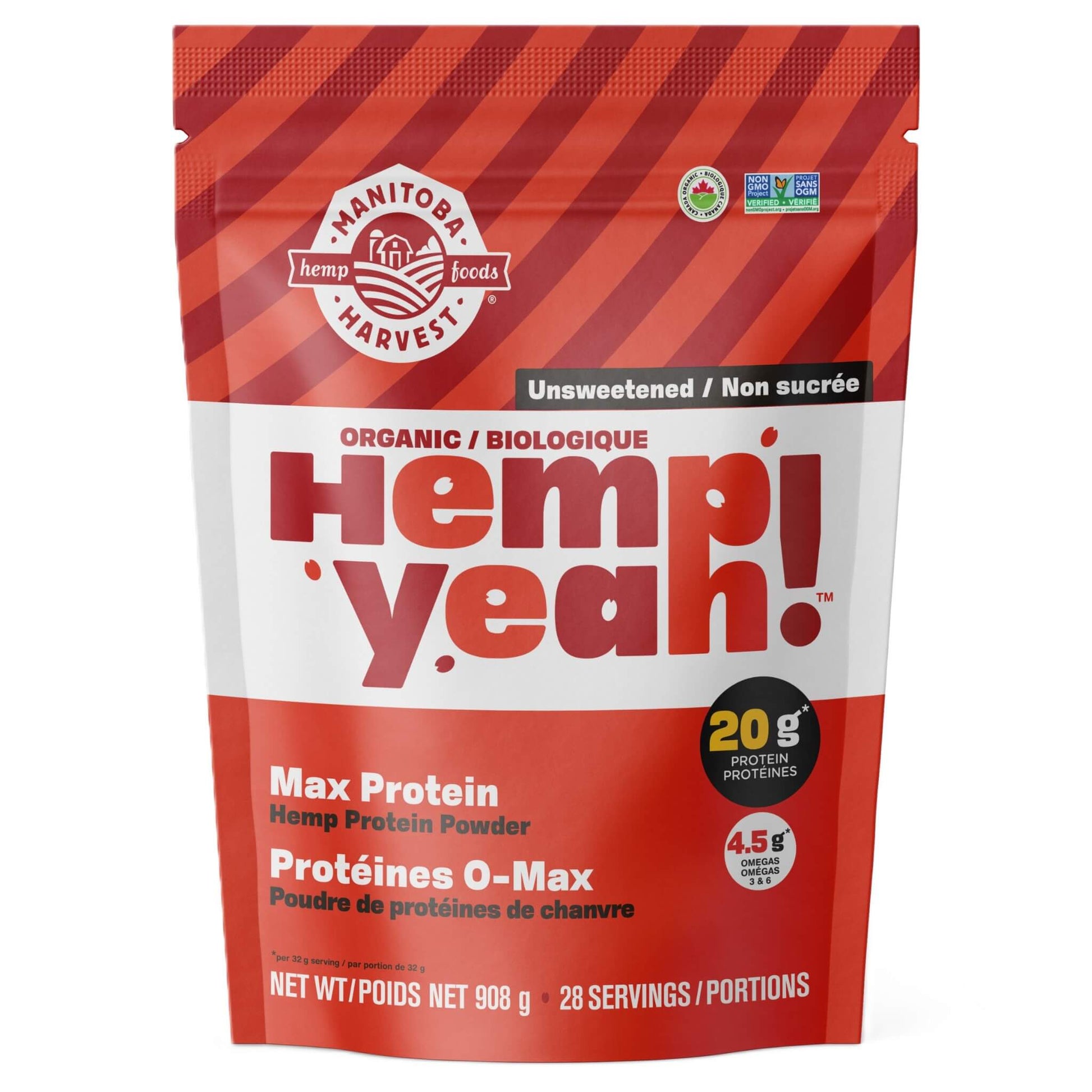 Manitoba Harvest Hemp Yeah Max Protein 908g
