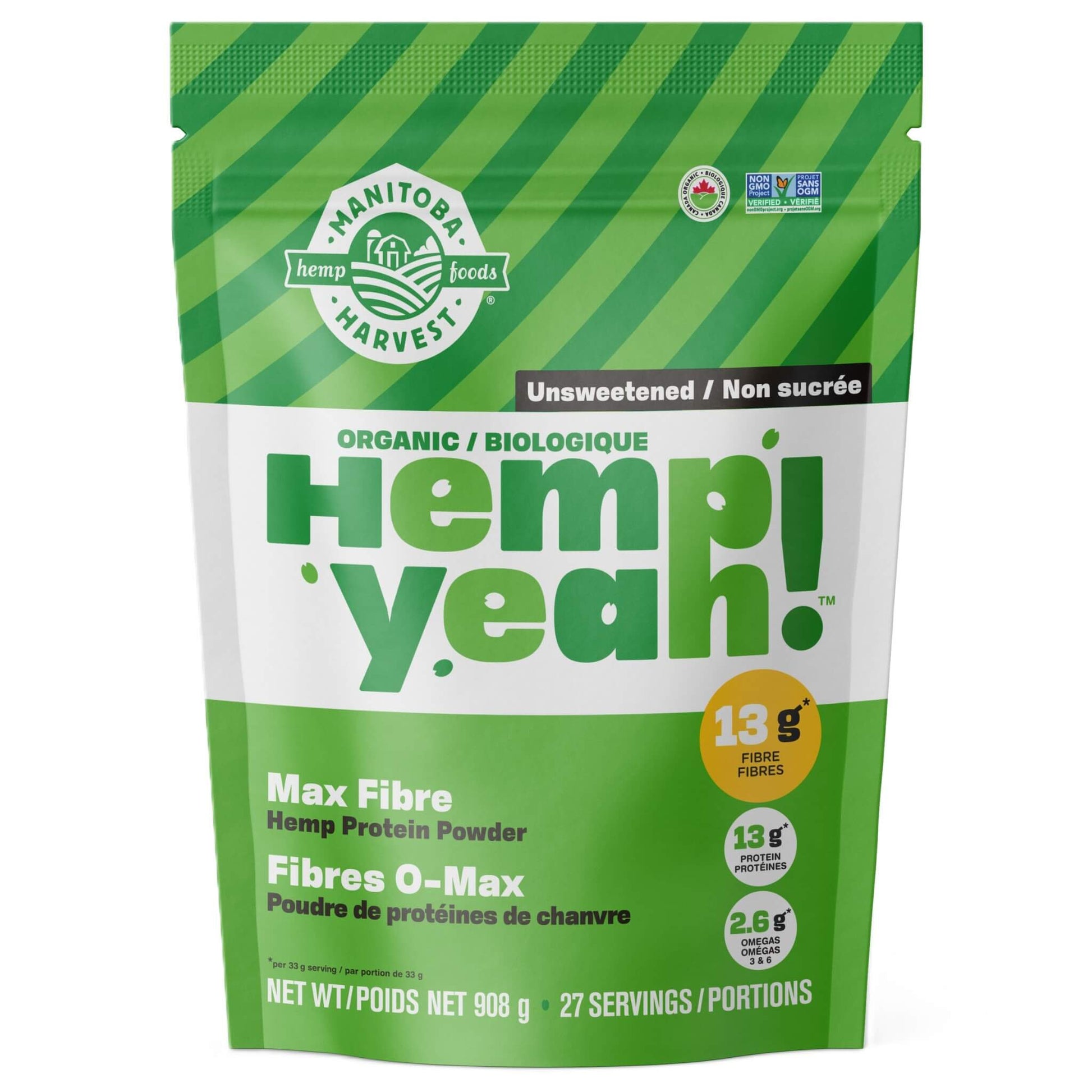 Manitoba Harvest Hemp Yeah Max Fibre 908g