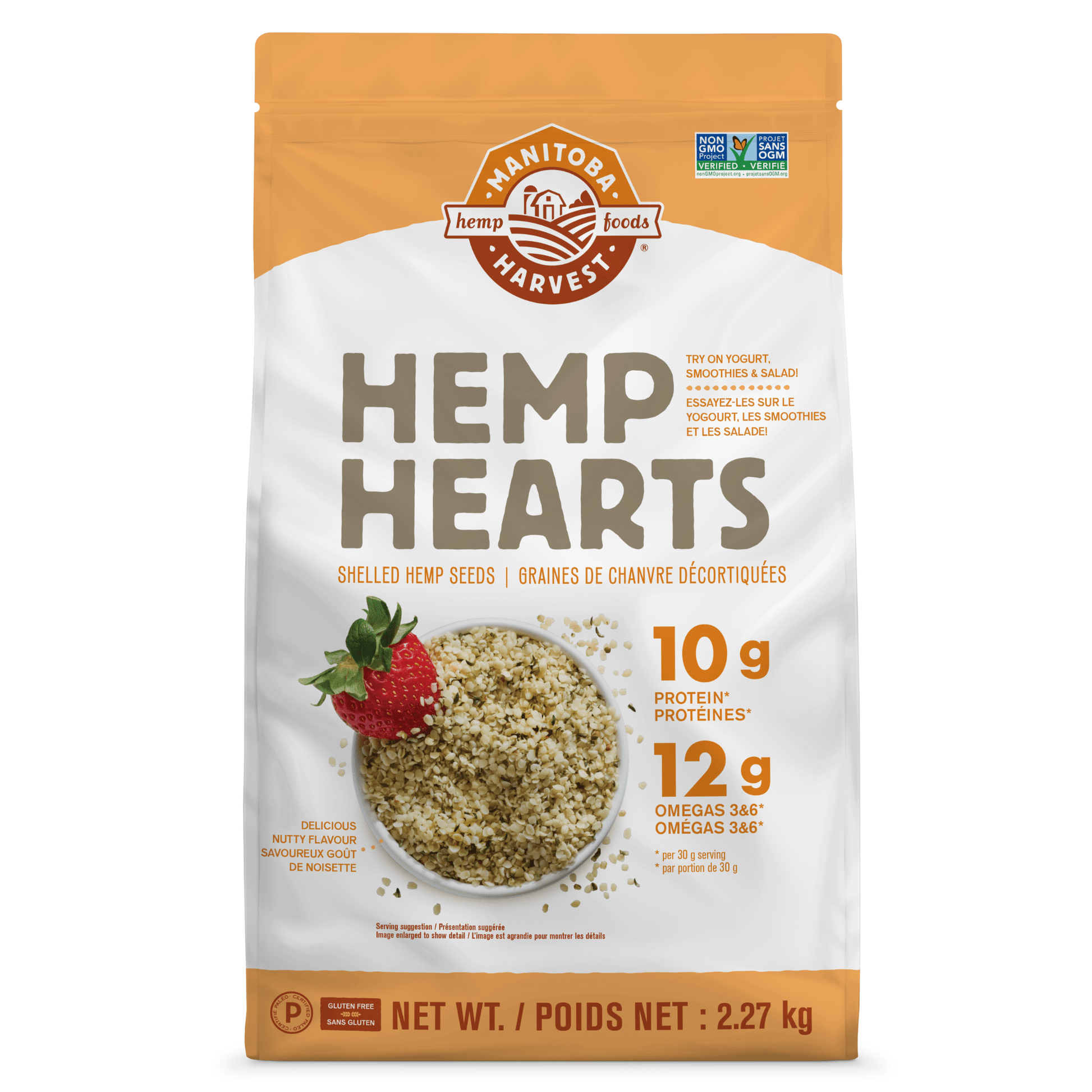 Manitoba Harvest Hemp Hearts 2kg - Contains Vital Nutrients Like Magnesium, Fiber, Zinc, And Iron, Provides All Of The Essential Amino Acids