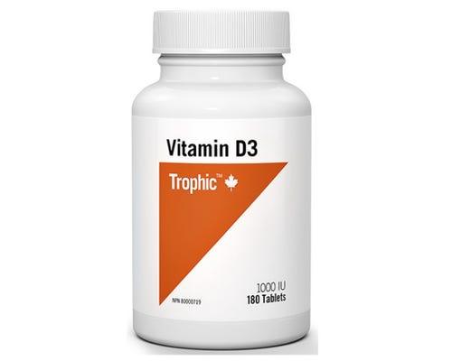 Trophic Vitamin D3 1000 IU 180t