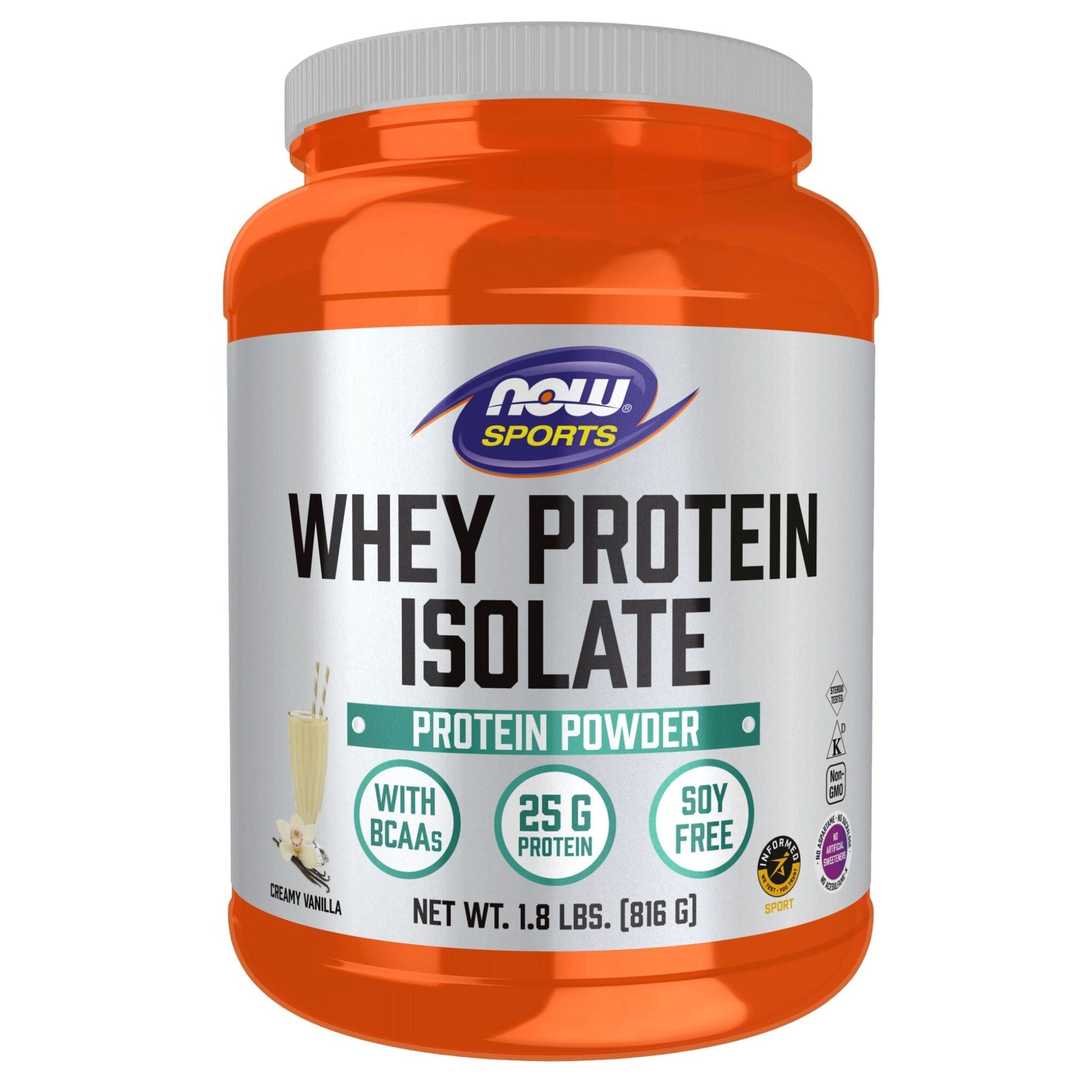 NOW Whey Protein Isolate Vanilla 816g