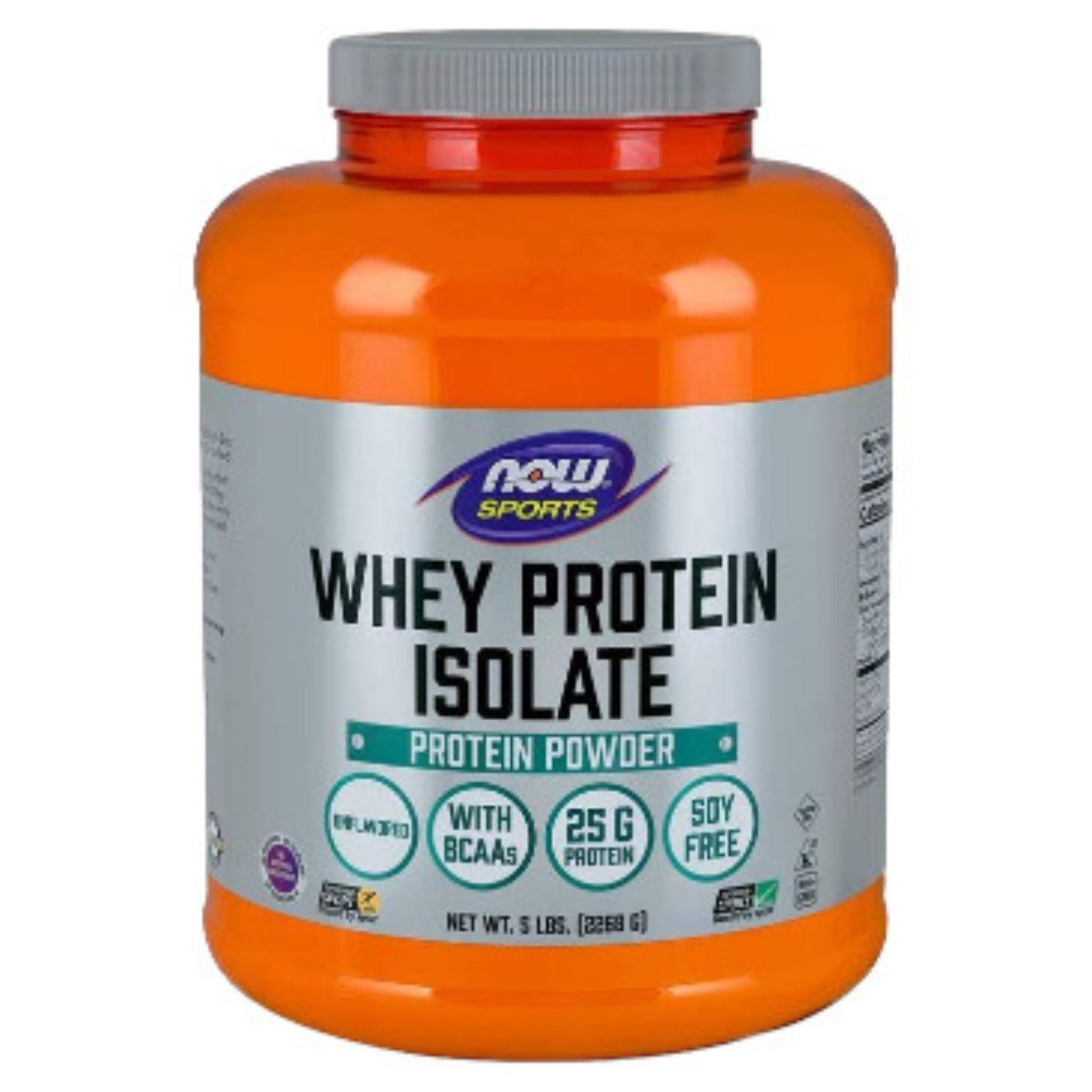 NOW Whey Protein Isolate Unflavoured 2268g