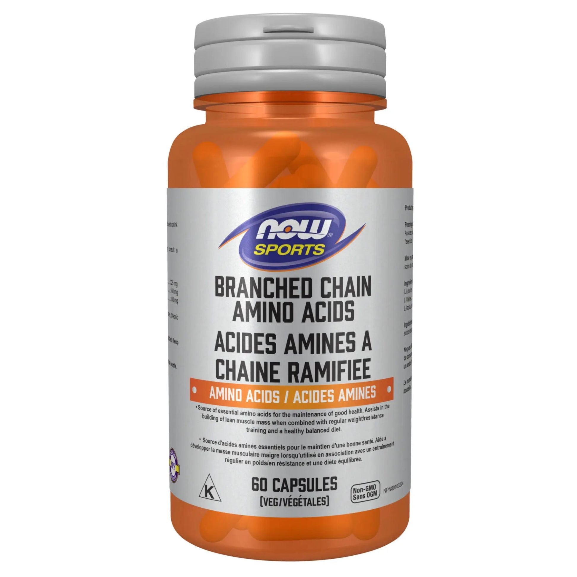 NOW Branched Chain Amino Acid 60 Capsules