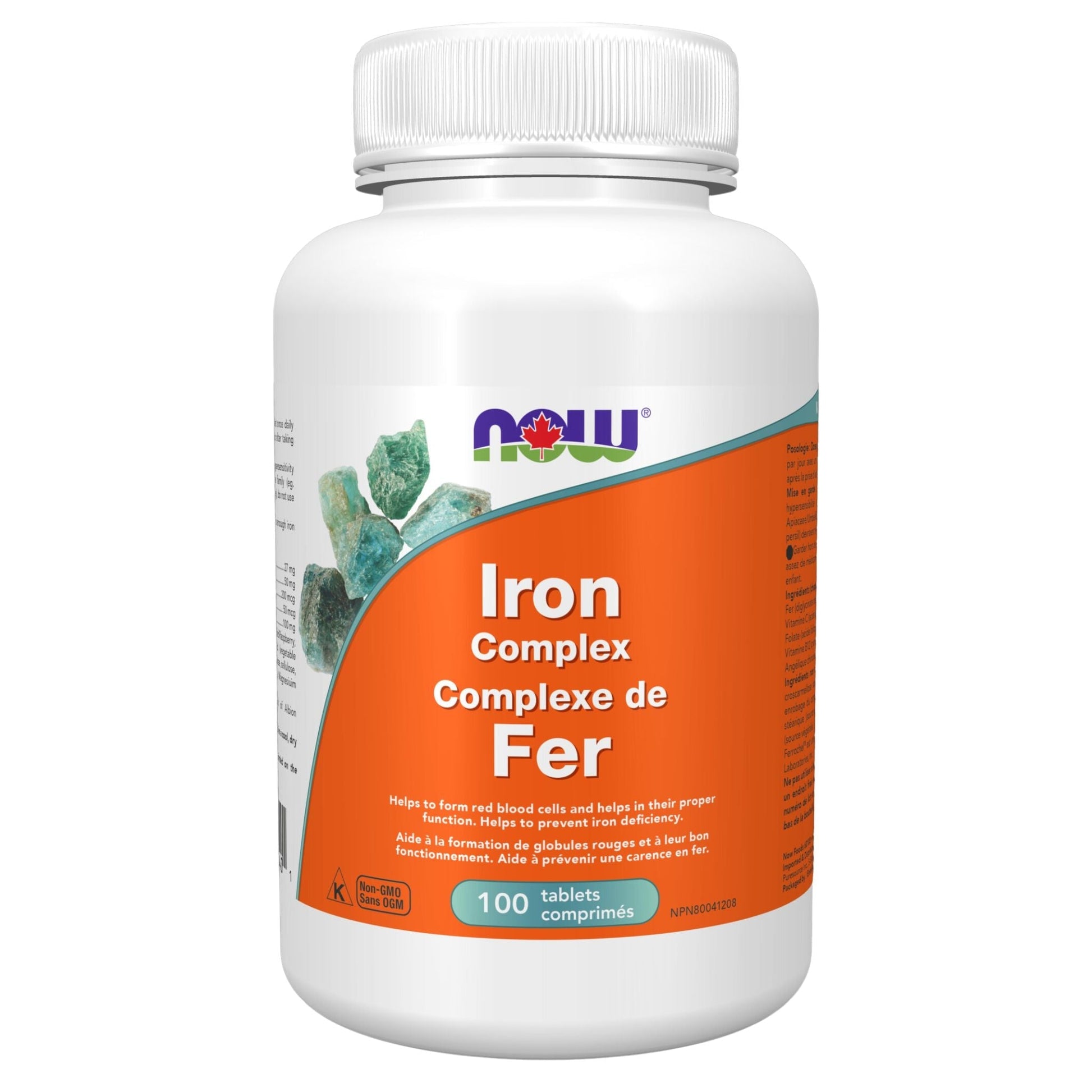 NOW Iron Complex 100 Tablets