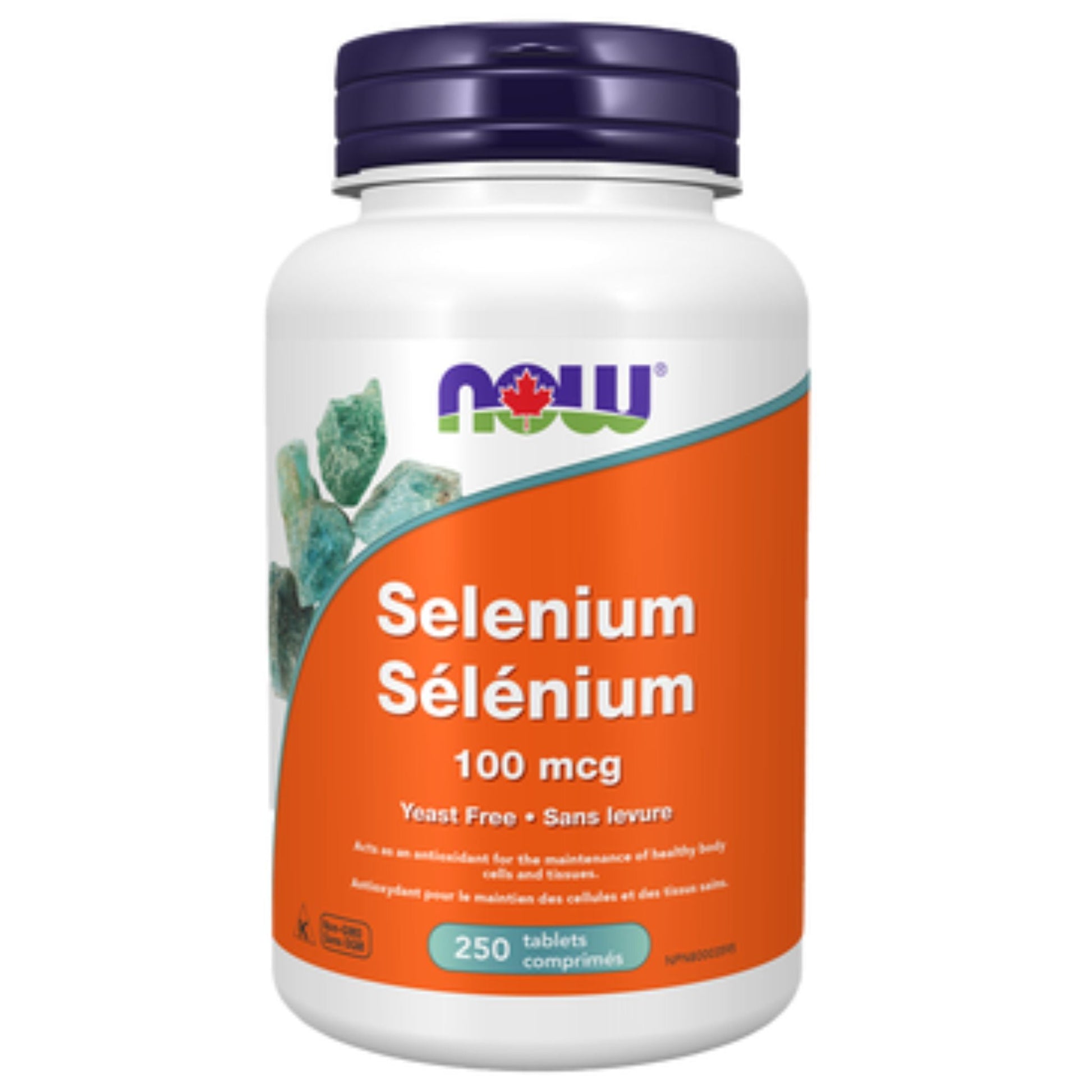 NOW Selenium 100mcg Yeast Free 250tabs