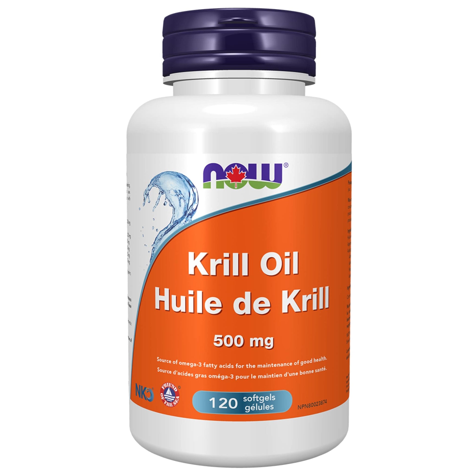 NOW Krill Oil 500mg 120 Softgels
