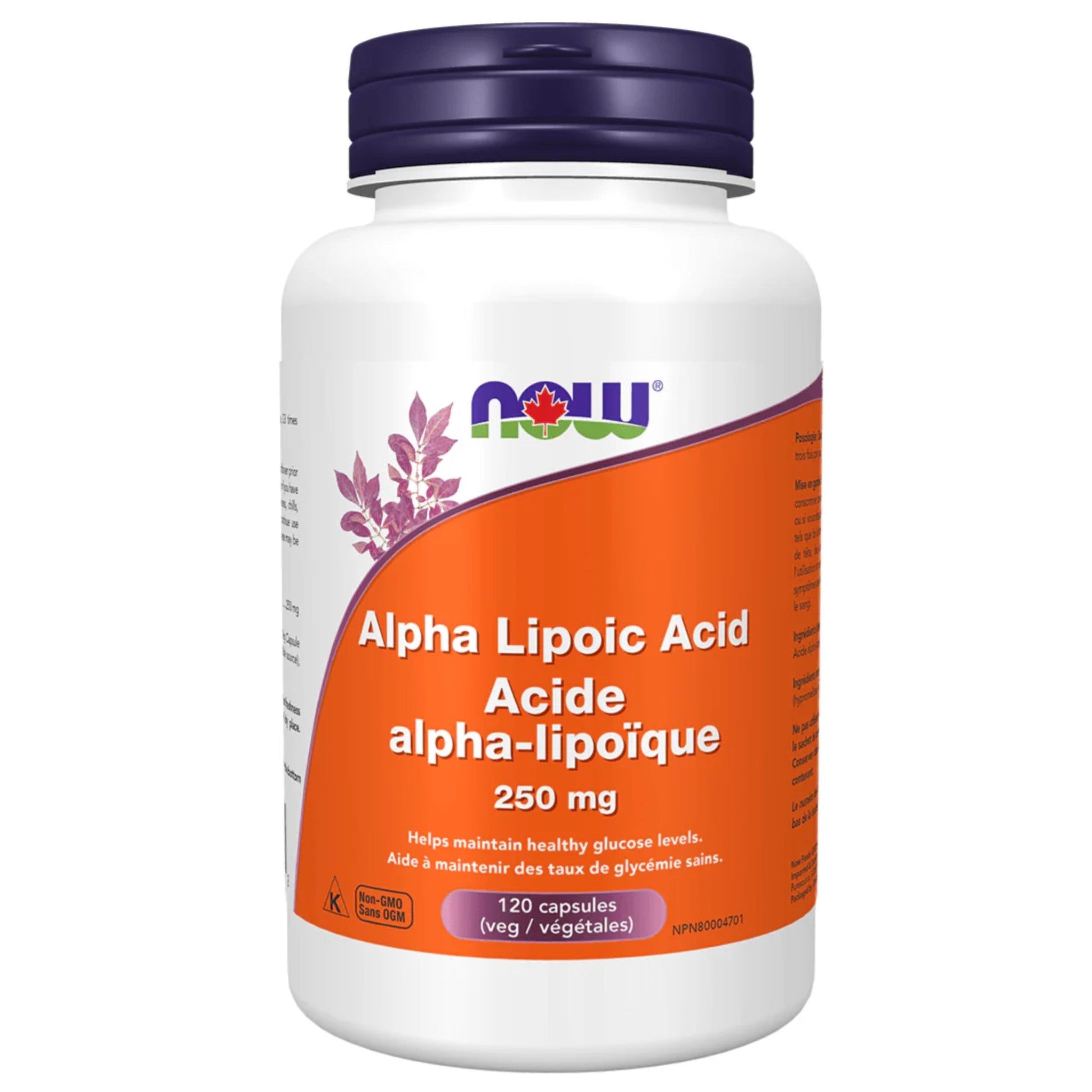 NOW Alpha Lipoic Acid 250mg 120 Capsules - Supports Glutathione Production, Help Maintain Healthy Glucose Levels, Fat and Water-Soluble Antioxidant