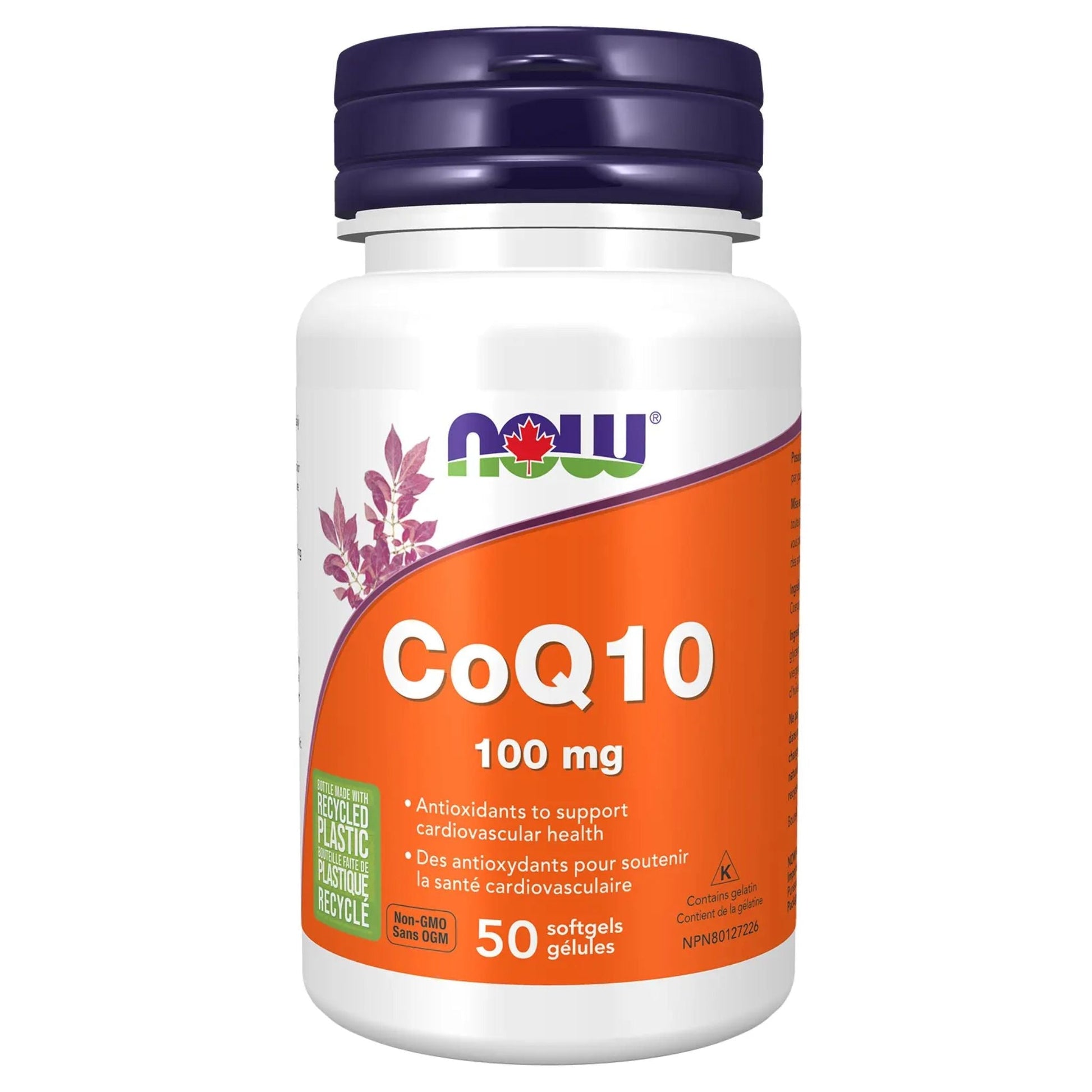 NOW CoQ10 100mg 50 Softgels