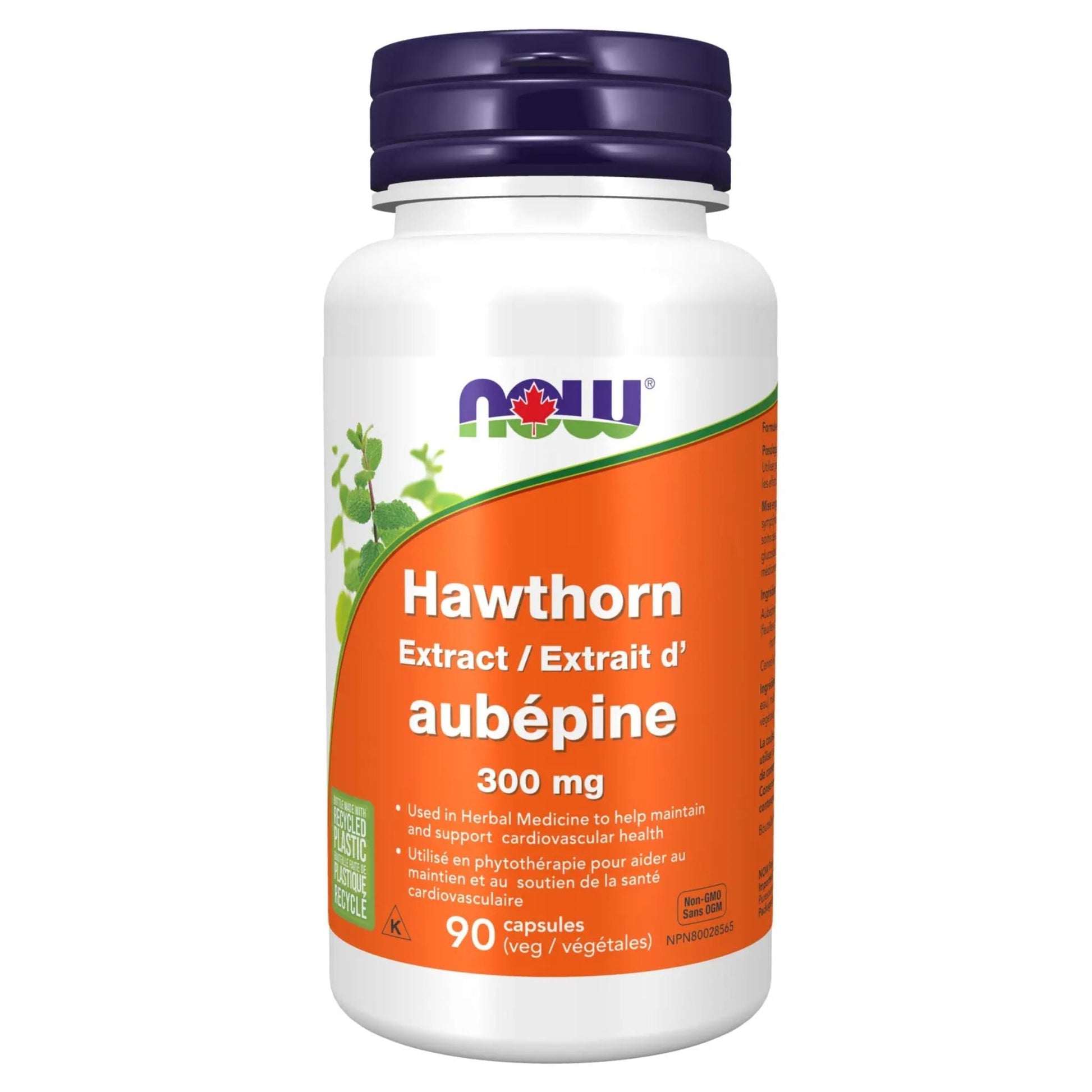 NOW Hawthorn Extract 300mg 90 Vegetable Capsules