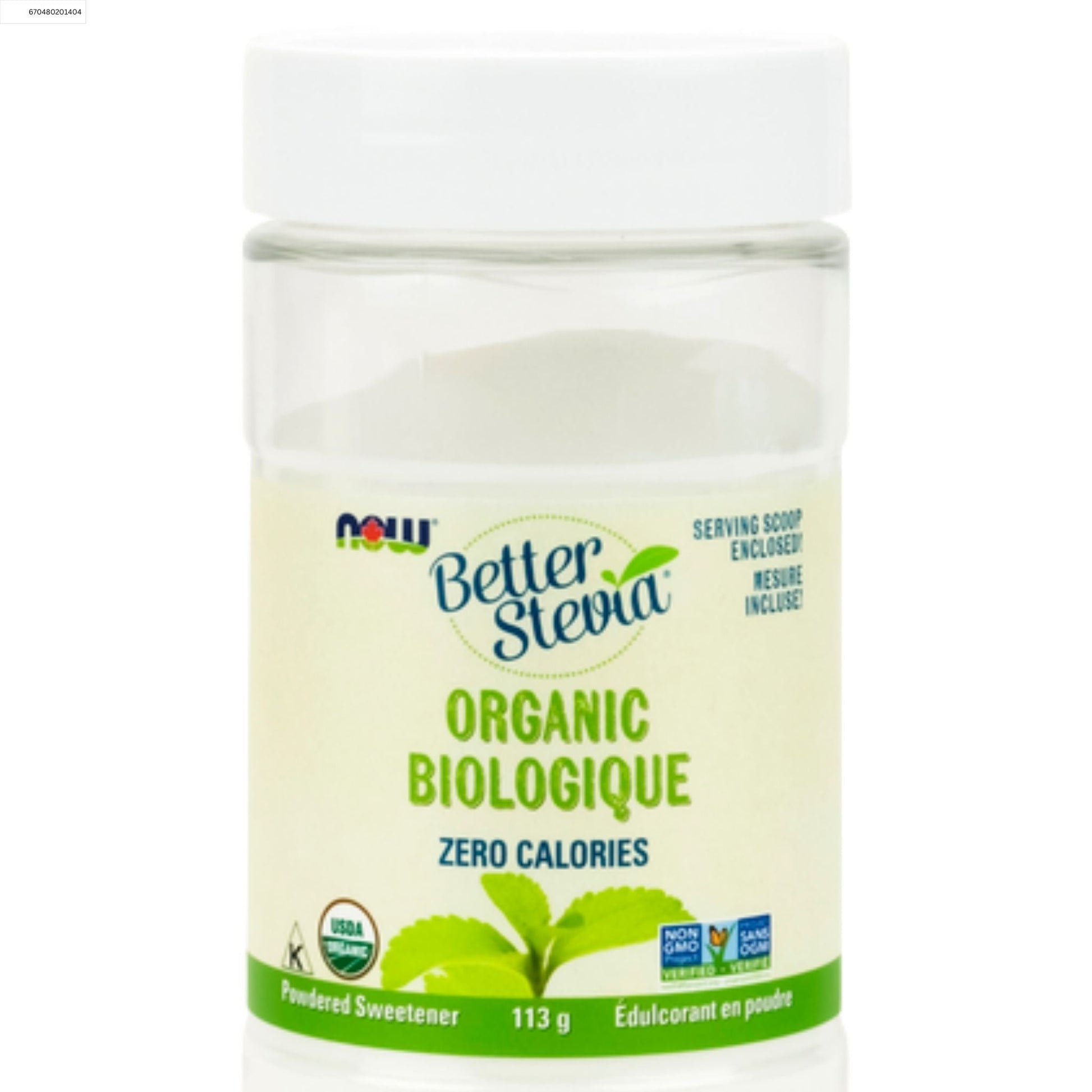 NOW Better Stevia Organic 113g