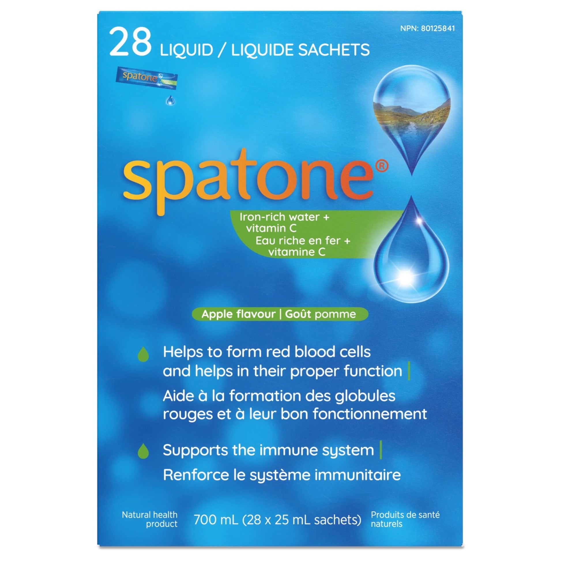 Spatone Liquid Iron Apple 28 Liquid Sachets