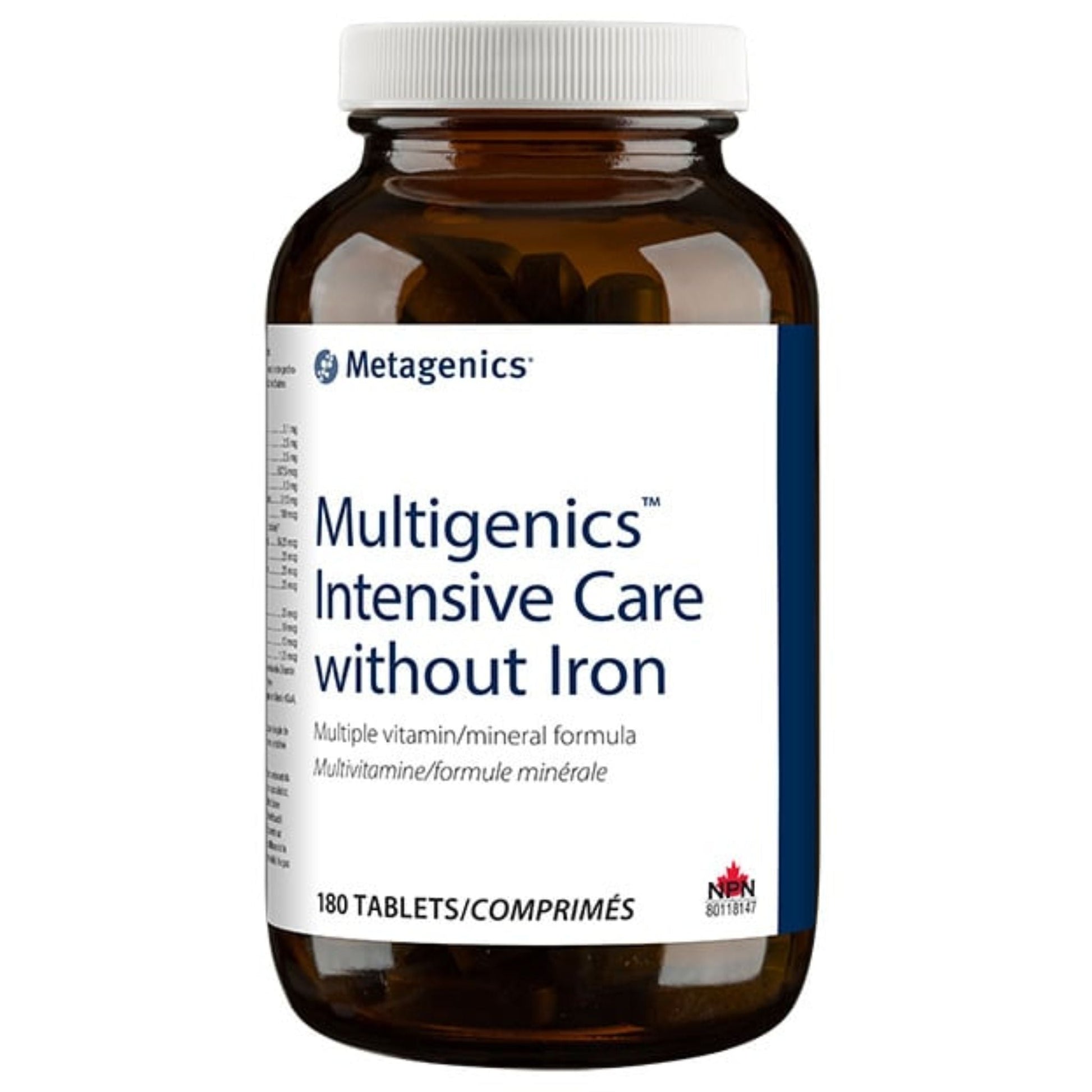 Metagenics Multigenics Intensive Care without Iron 180 Tablets