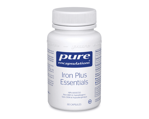 Pure Encapsulations Iron Plus Essentials 60 Veg-Caps