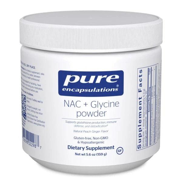 Pure Encapsulations Nac + Glycine 159g - Nature's Source Inc