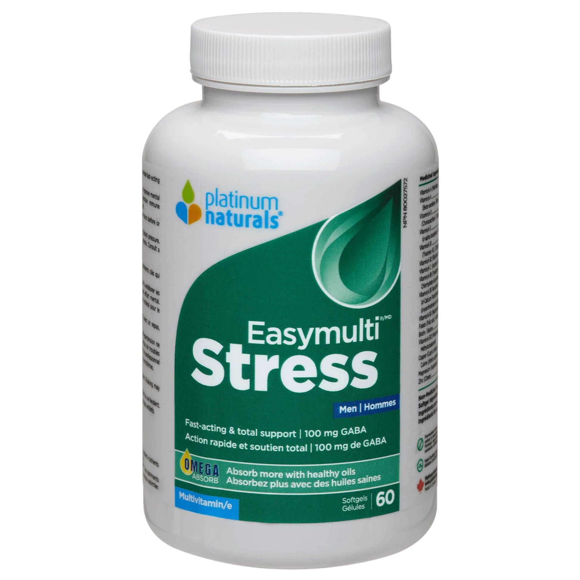 Platinum Easymulti Stress for Men 60 Softgels