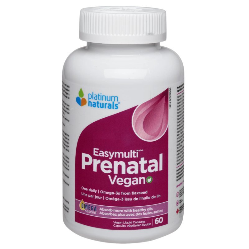 Platinum Naturals Prenatal Easymulti 60 Vegan Liquid Capsules