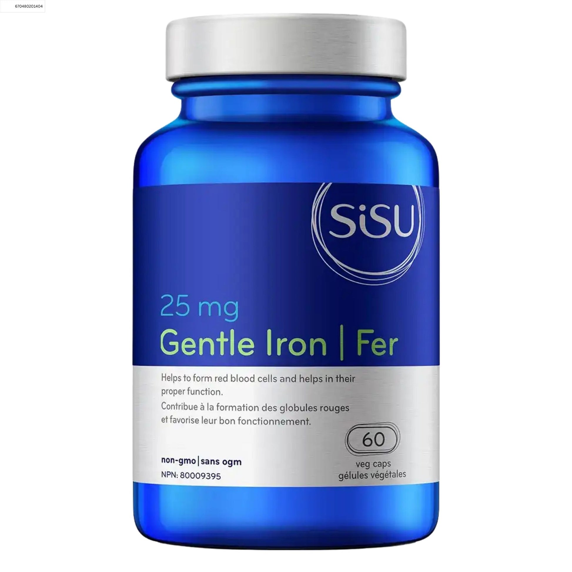 Sisu Gentle Iron 25Mg 60 Veggie Capsules