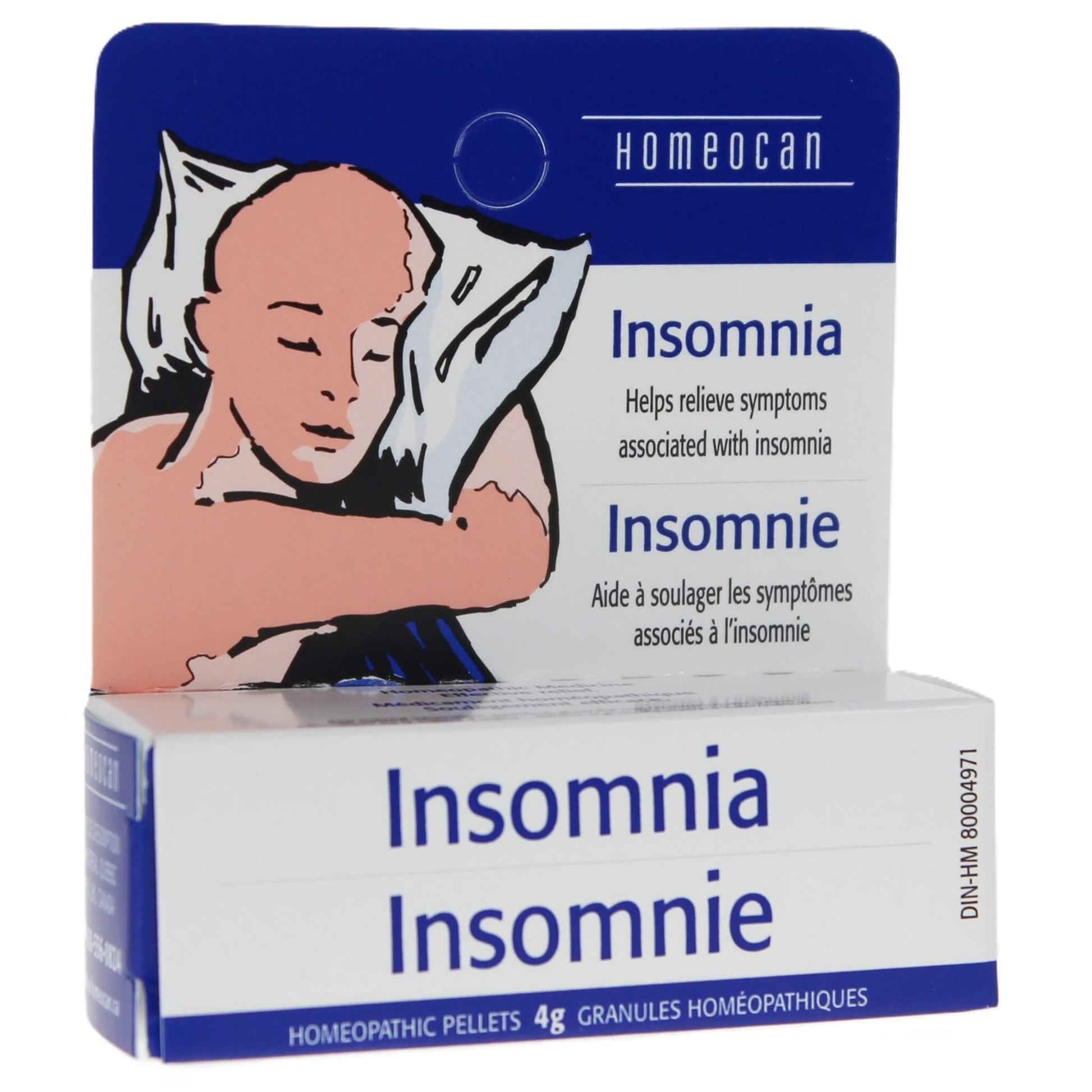 Homeocan Insomnia Pellets 4g - Helps Relieve Symptoms Associated With Insomnia, Natural Calming And Sedative Properties For Peaceful Sleep, Non-Habit Forming