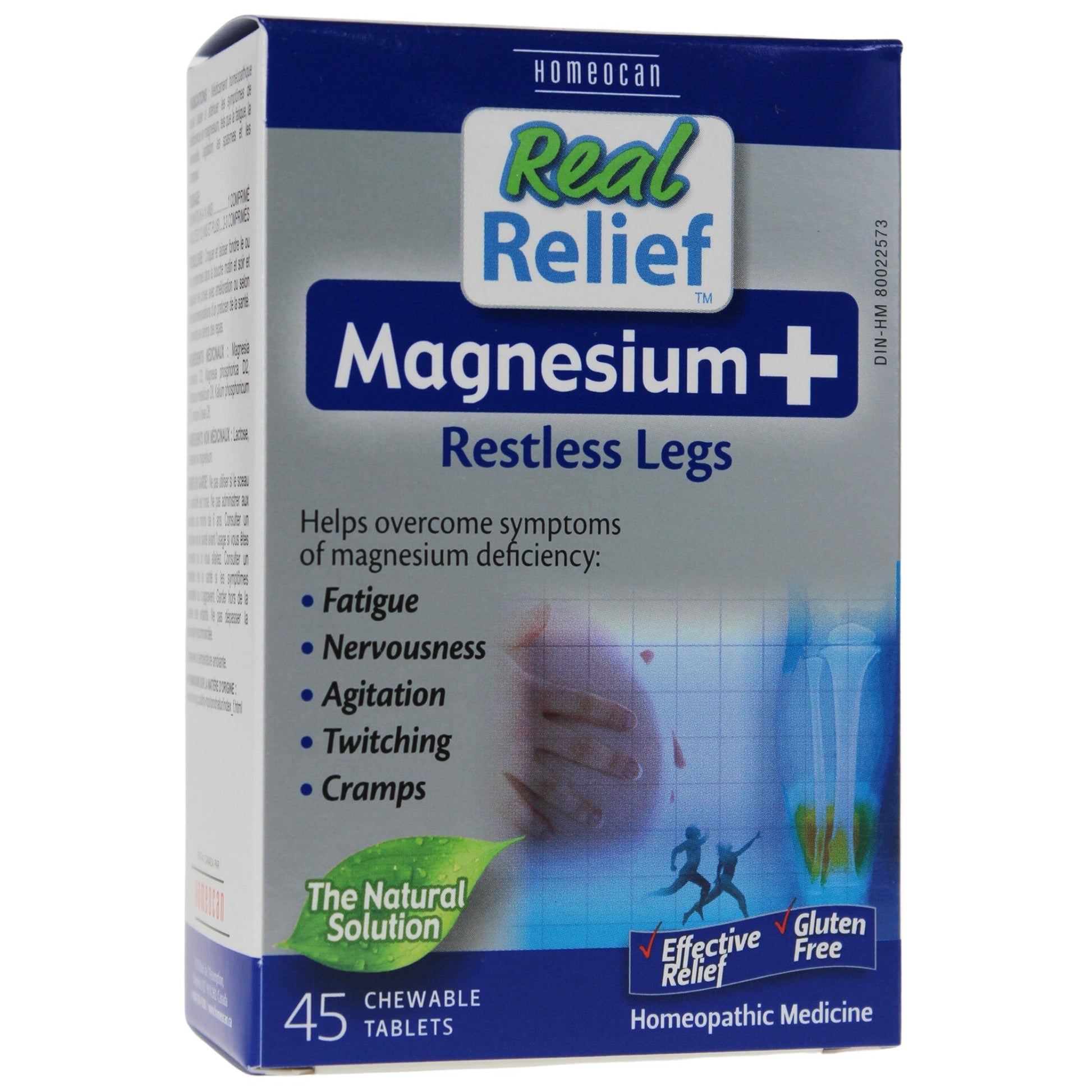Homeocan Real Relief Magnesium+ 45 Chewable Tablets