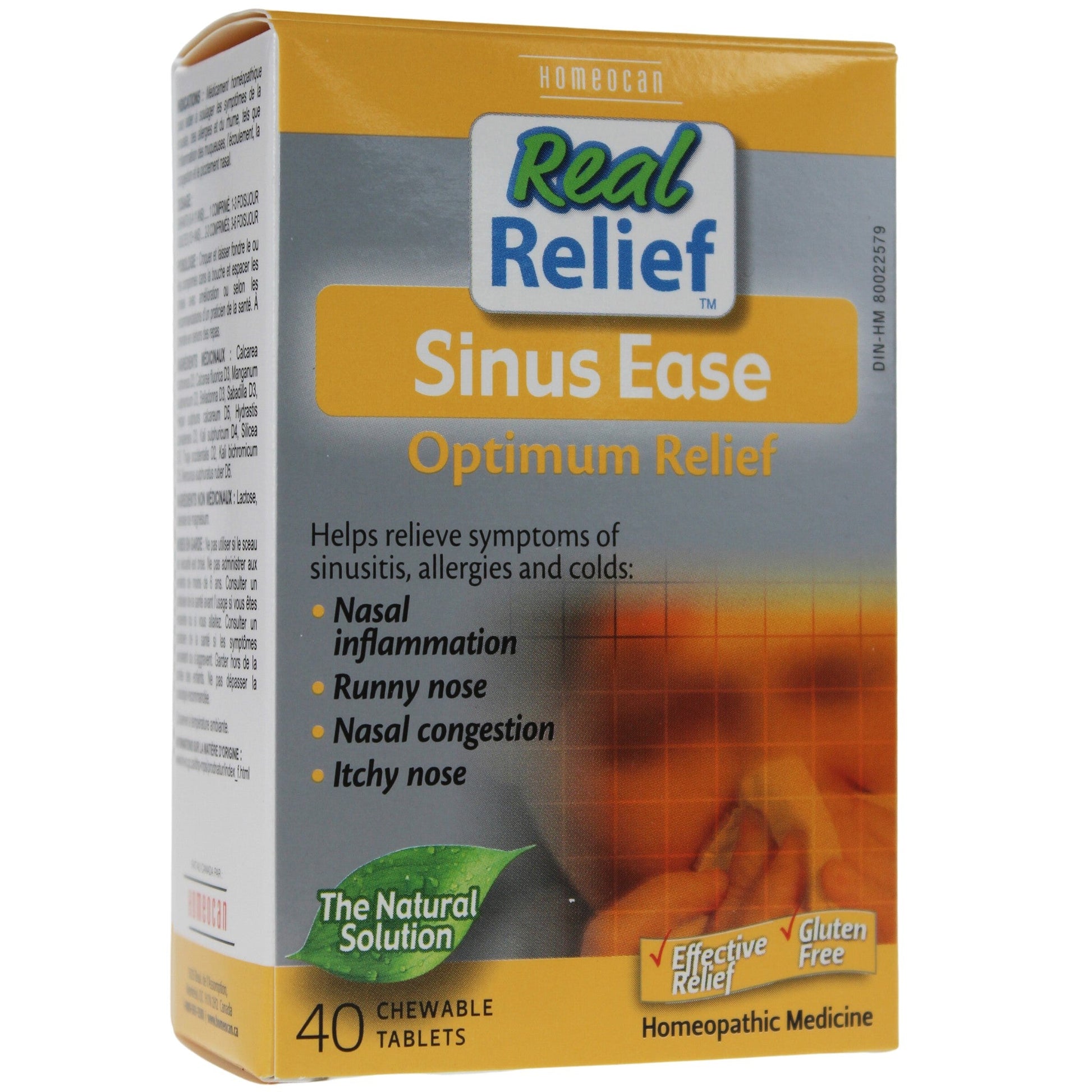Homeocan Sinus Ease 40 Chewable Tablets