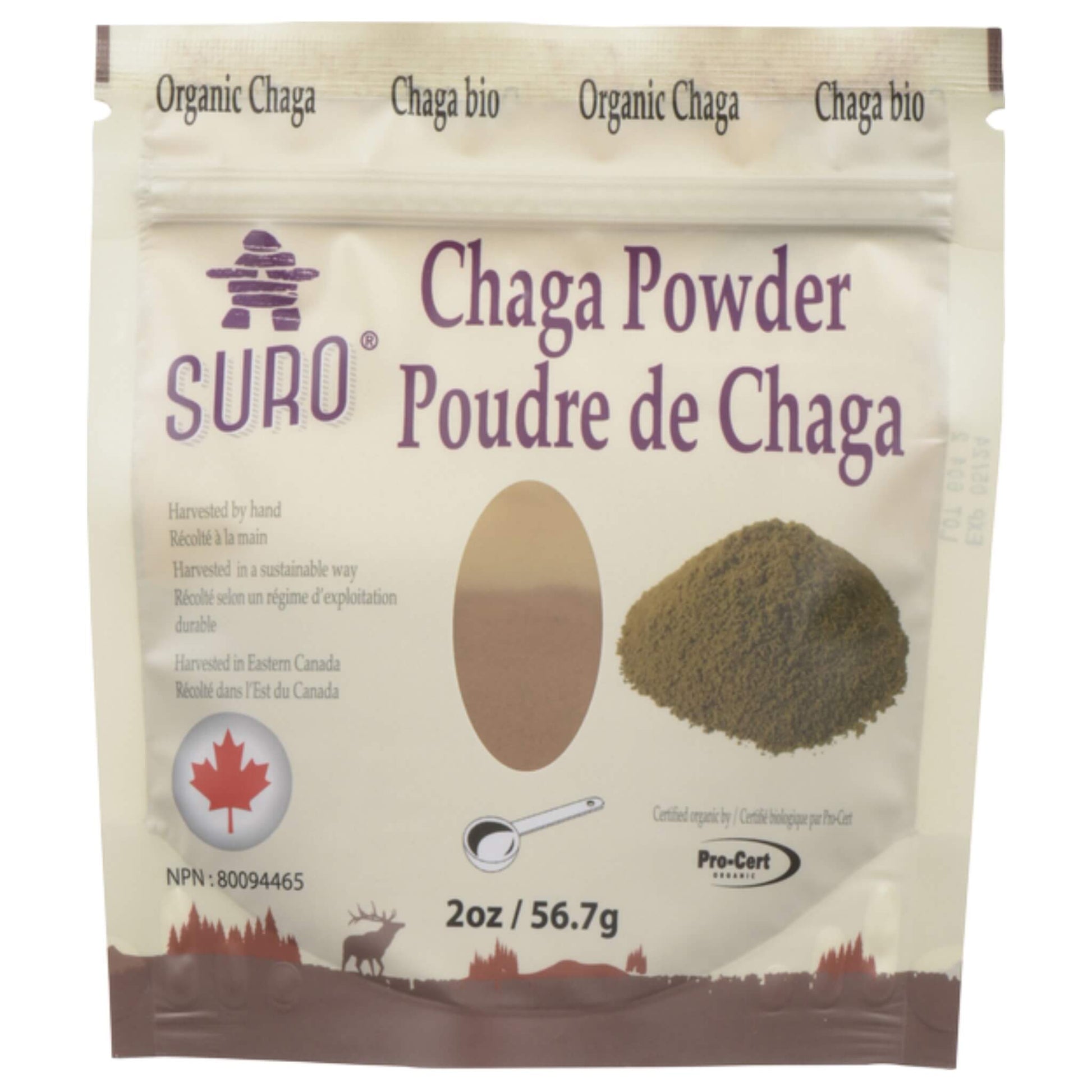 Suro Organic Canadian Chaga Powder 56.7g