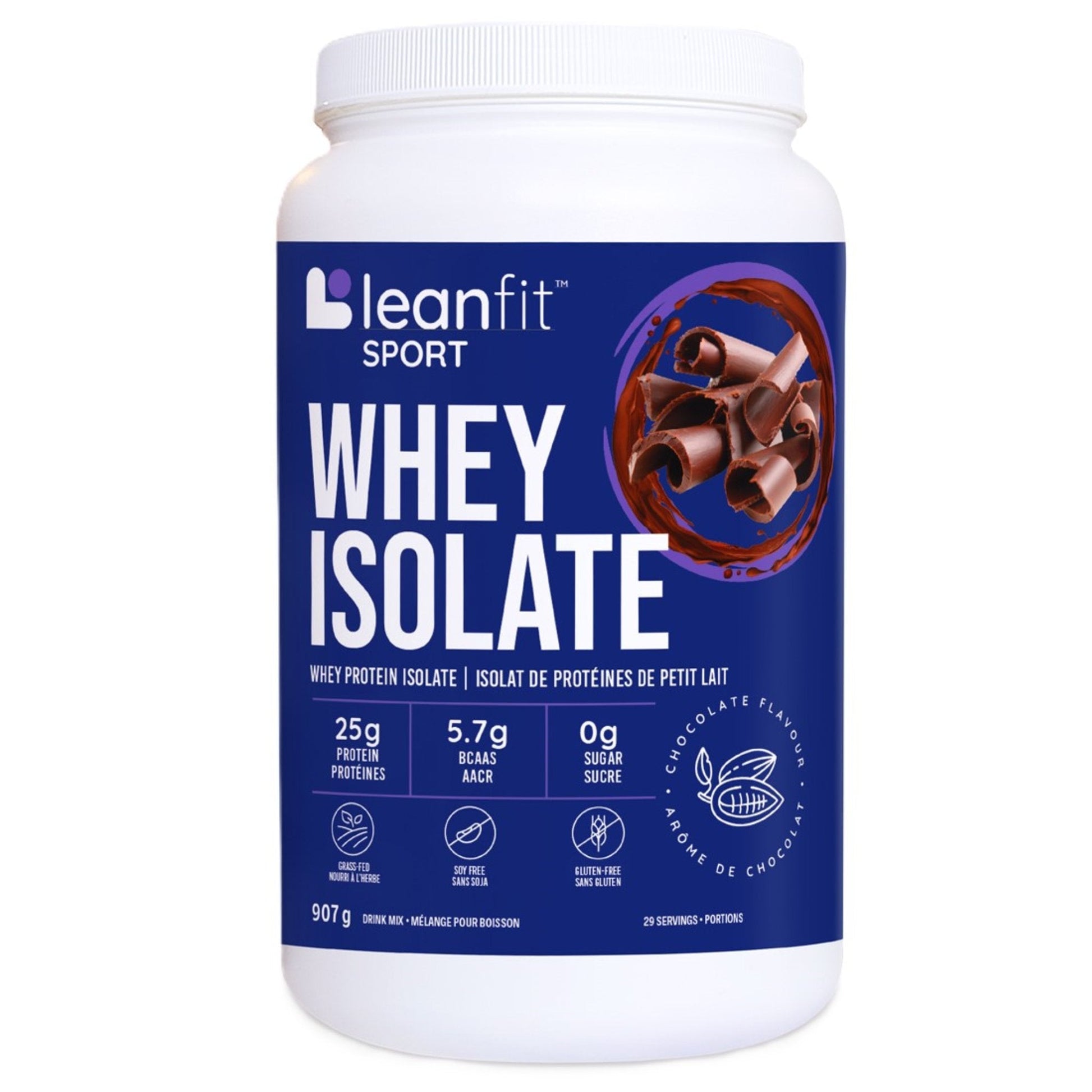 LeanFit Whey Isolate Chocolate 916g