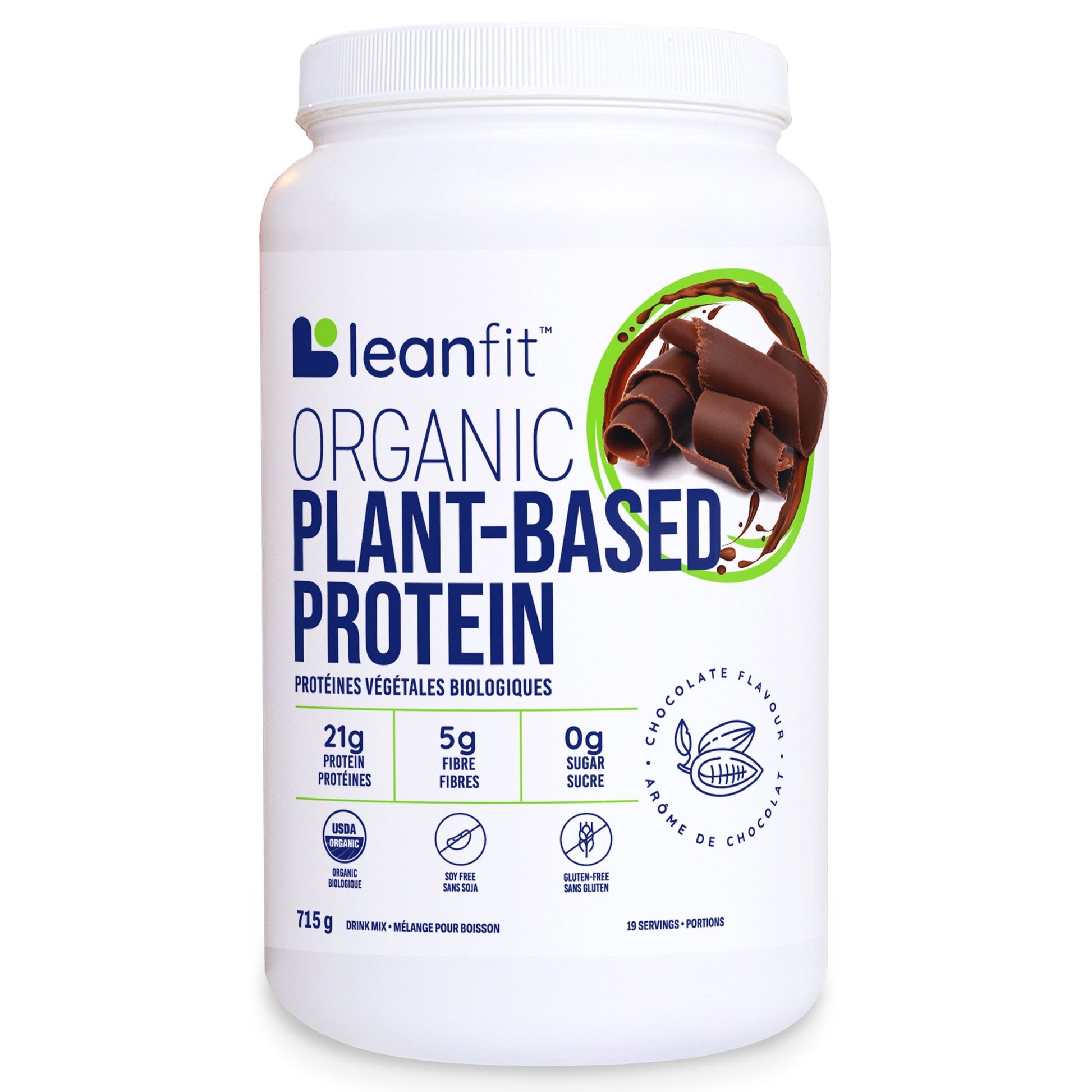LeanFit Organic Plant Protein Chocolate 715g