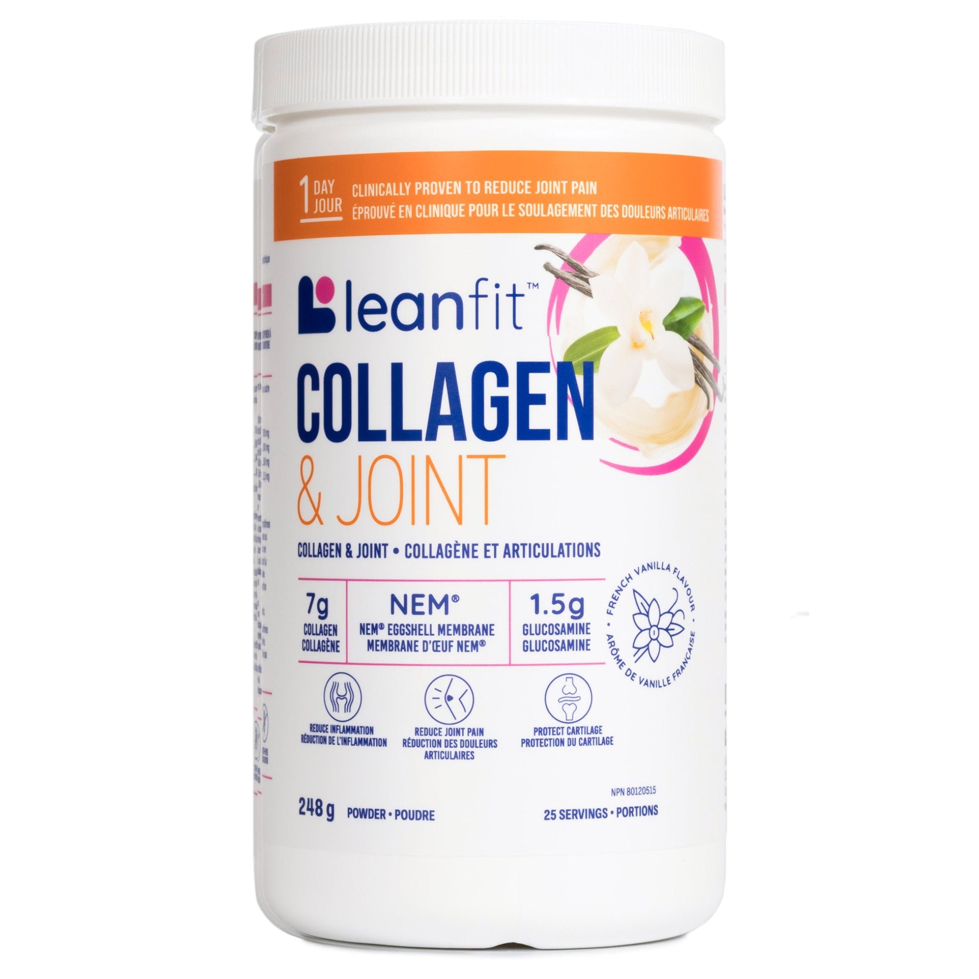LeanFit Collagen & Joint French Vanilla 248g