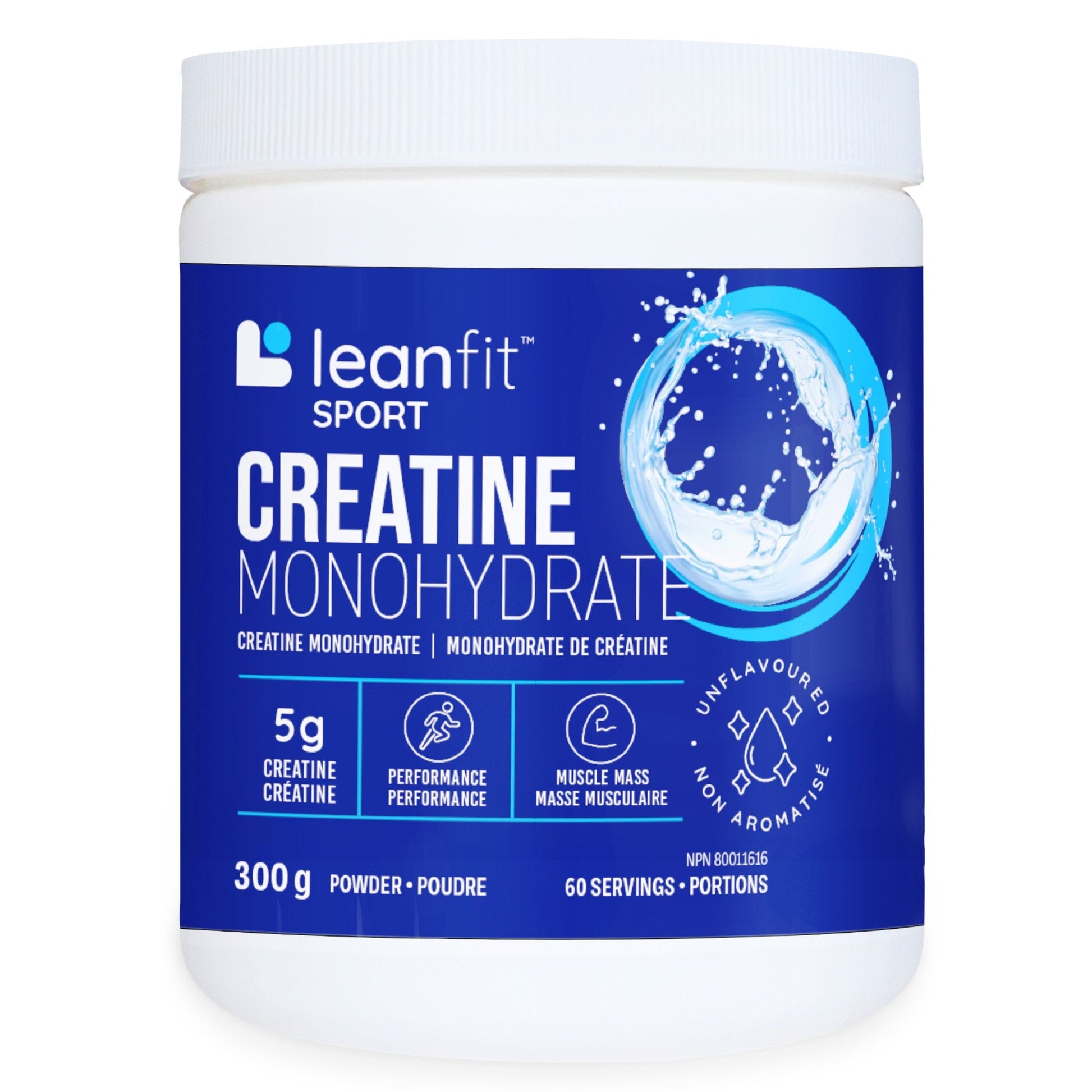 LeanFit Creatine Monohydrate Unflavoured 300g