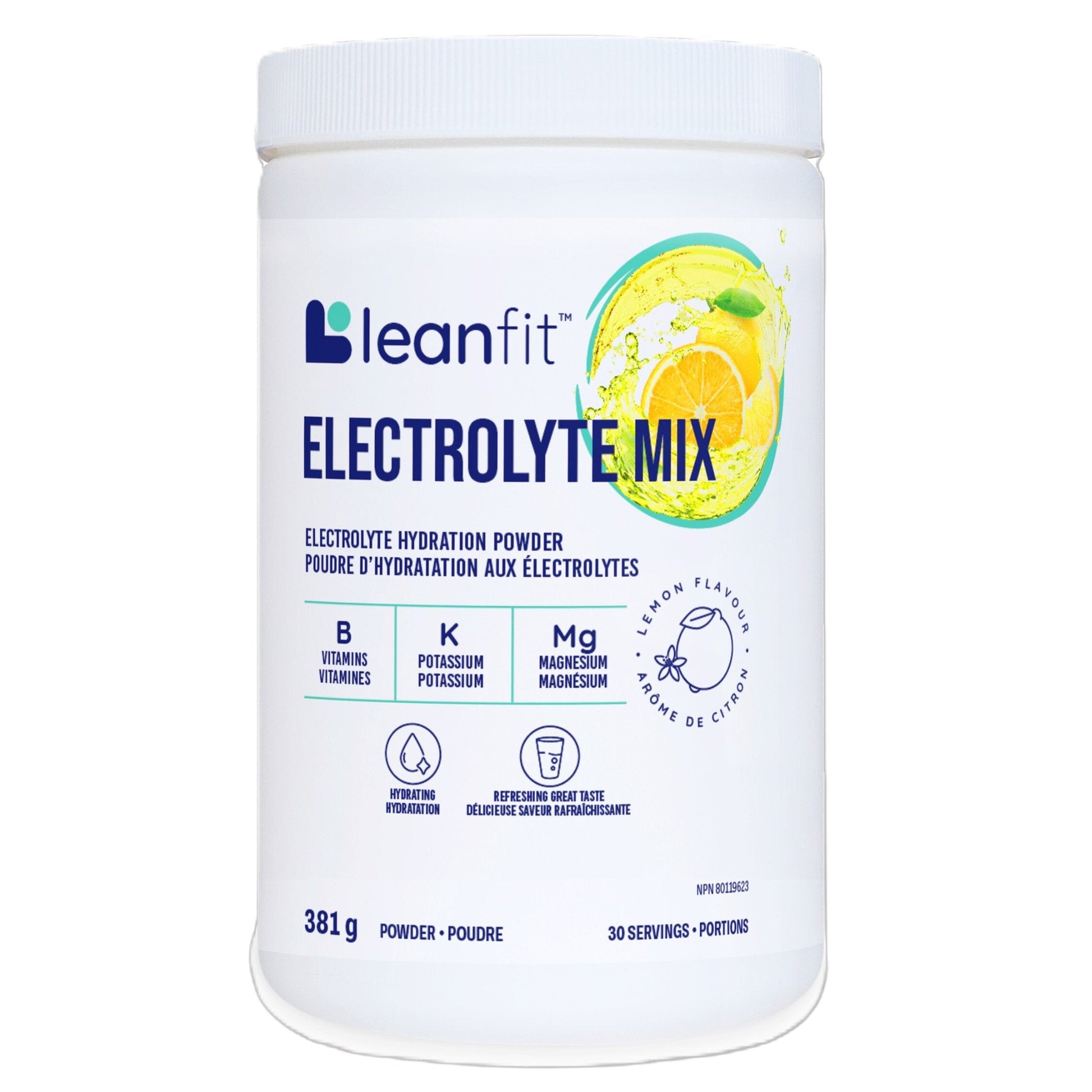 LeanFit Electrolyte Mix Lemon 381g