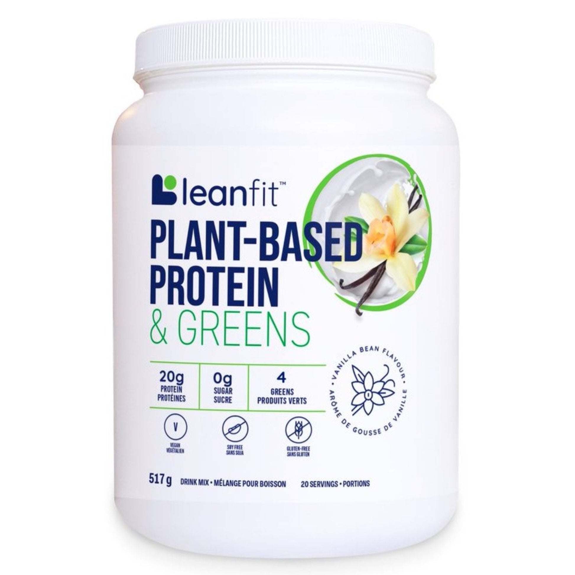LeanFit Protein & Greens Vanilla Bean 517g