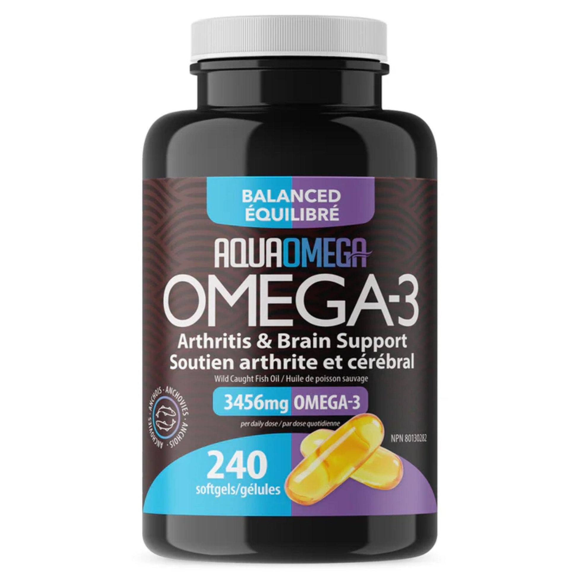 AquaOmega Balanced Omega-3 240 Softgels