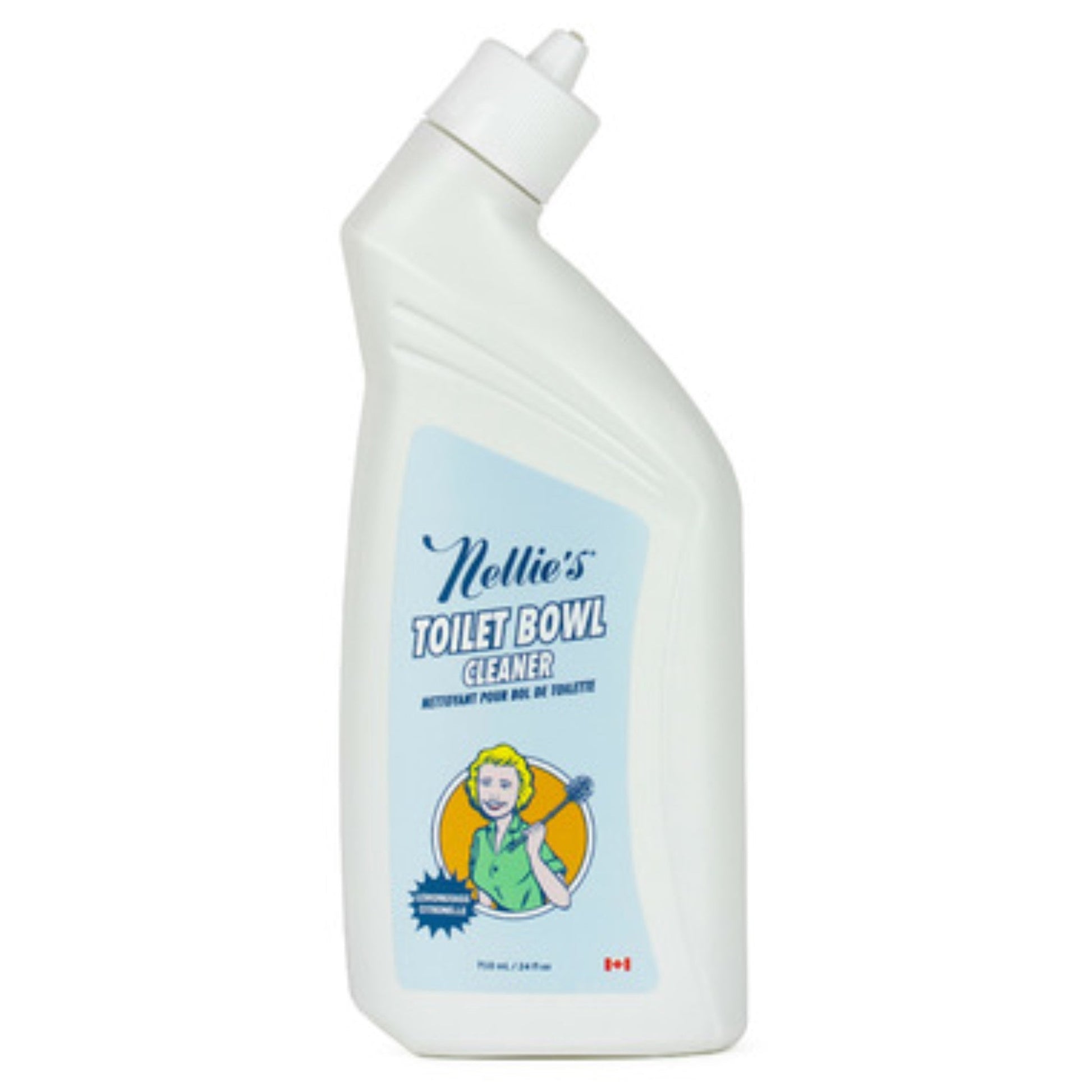 Nellies Toilet Bowl Cleaner 710ml - Safe, Non-Toxic, Biodegradable Toilet Cleaner, Removes Stains and Rings, Safe for Septic Systems, Free From Corrosive Ingredients