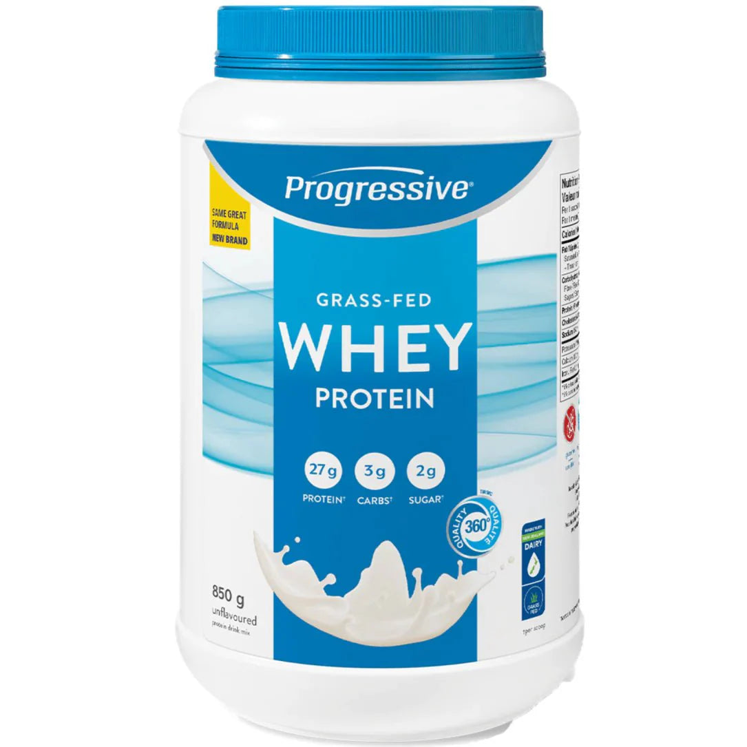 Progressive Grass-Fed Whey Protein Unflavour 850g