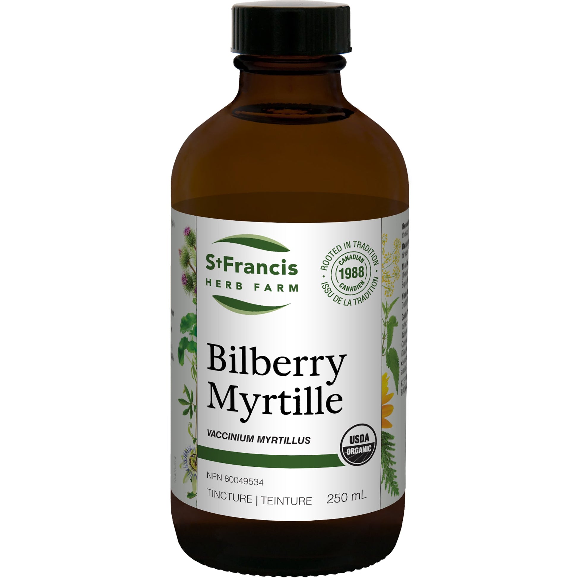 St. Francis Herb Bilberry 250ml