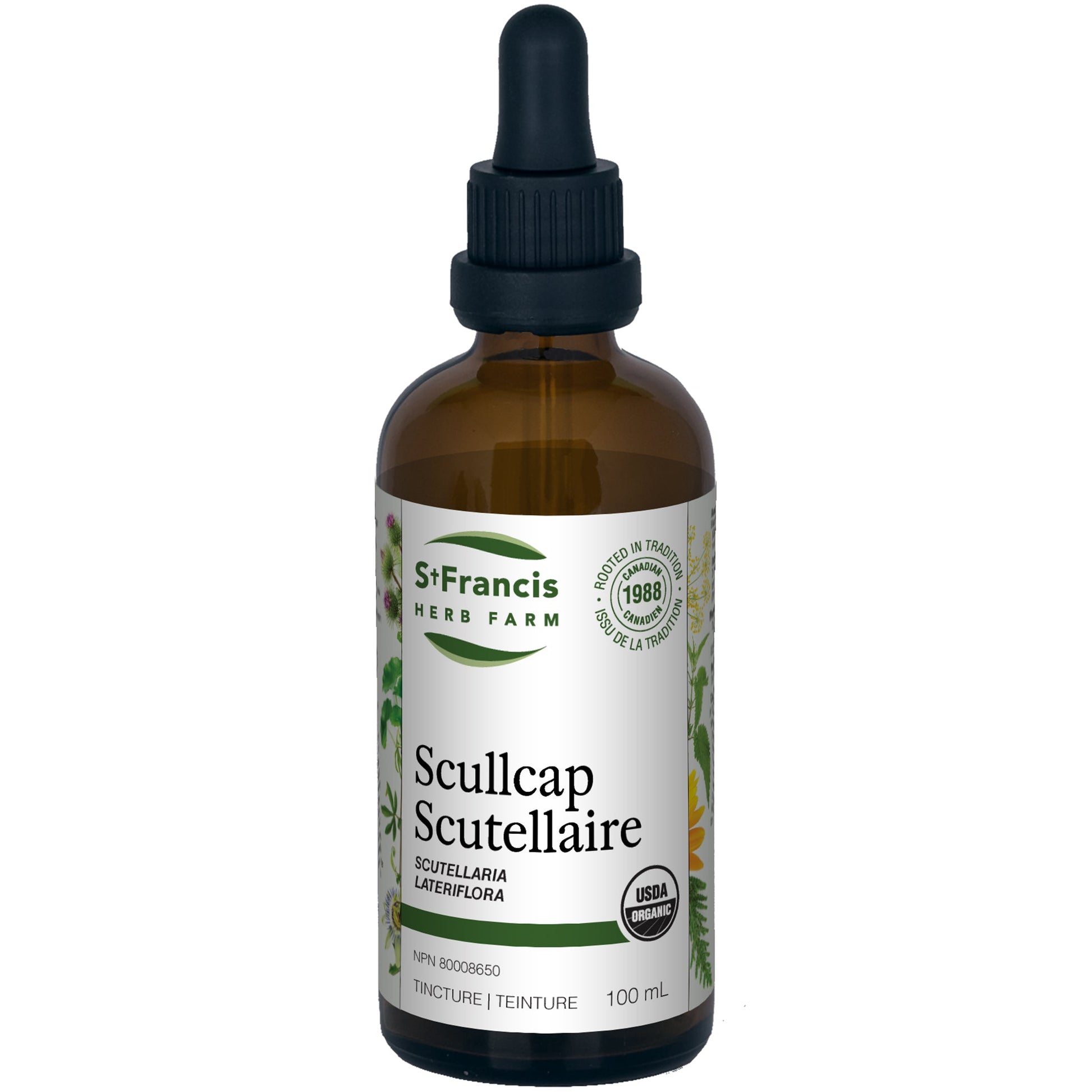 St. Francis Herb Organic Scullcap - 100ml