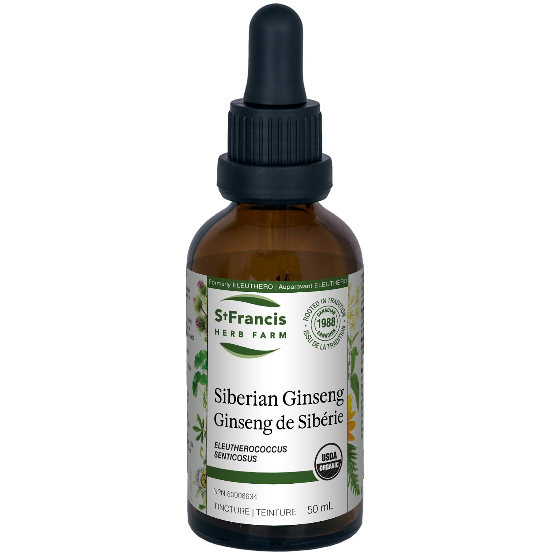St. Francis Herb Siberian Ginseng  (Eleuthero) 50ml
