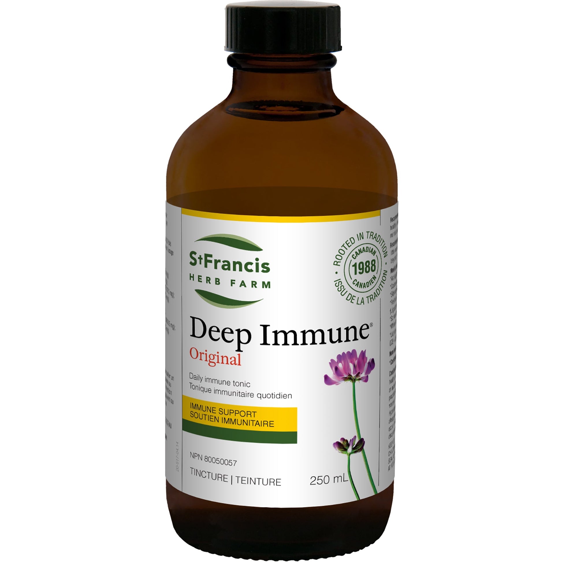 St. Francis Herb Deep Immune 250ml - Helps To Maintain Immune Defenses Against Common Viral Infections, Colds And Flu, Supports Healthy Immune System, And Counter Fatigue