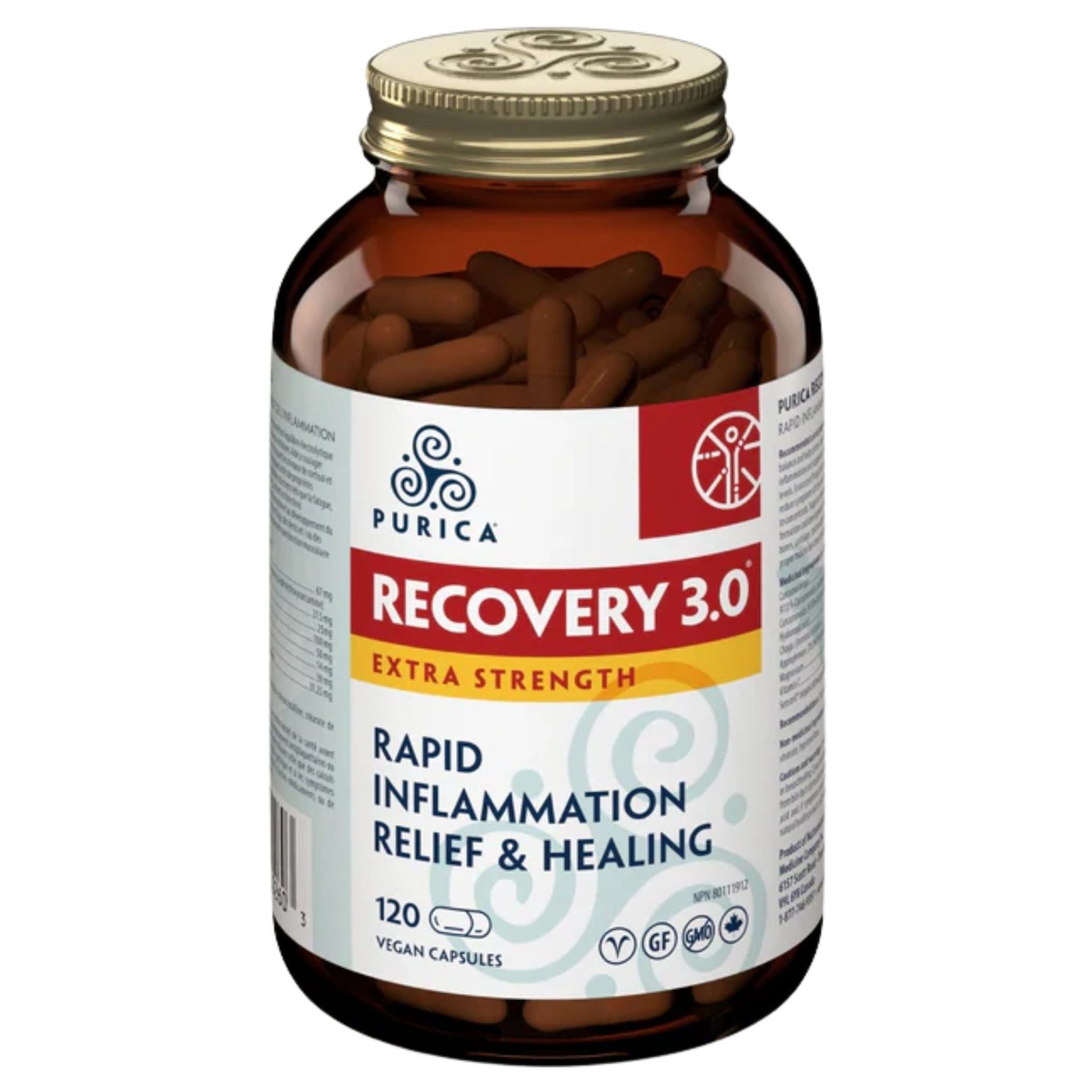 Purica Recovery 3.0 Extra Strength 120 Capsules
