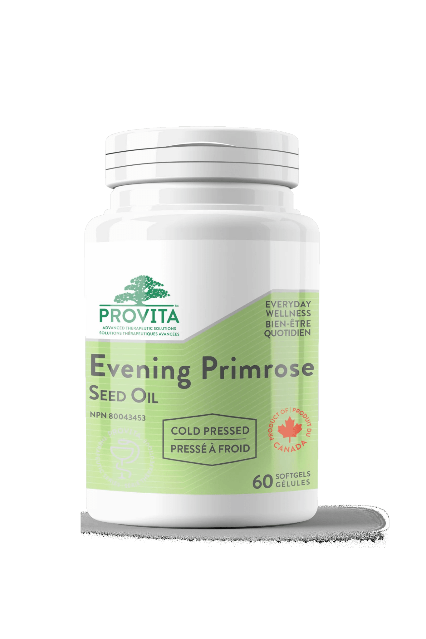 Provita EPO-1000 Evening Primrose Oil 60 Softgels - Perimenopausal Anti-inflammatory Support, Relieves Itchiness Due to Eczema and Dermatitis, Relieves Arthritic Inflammation