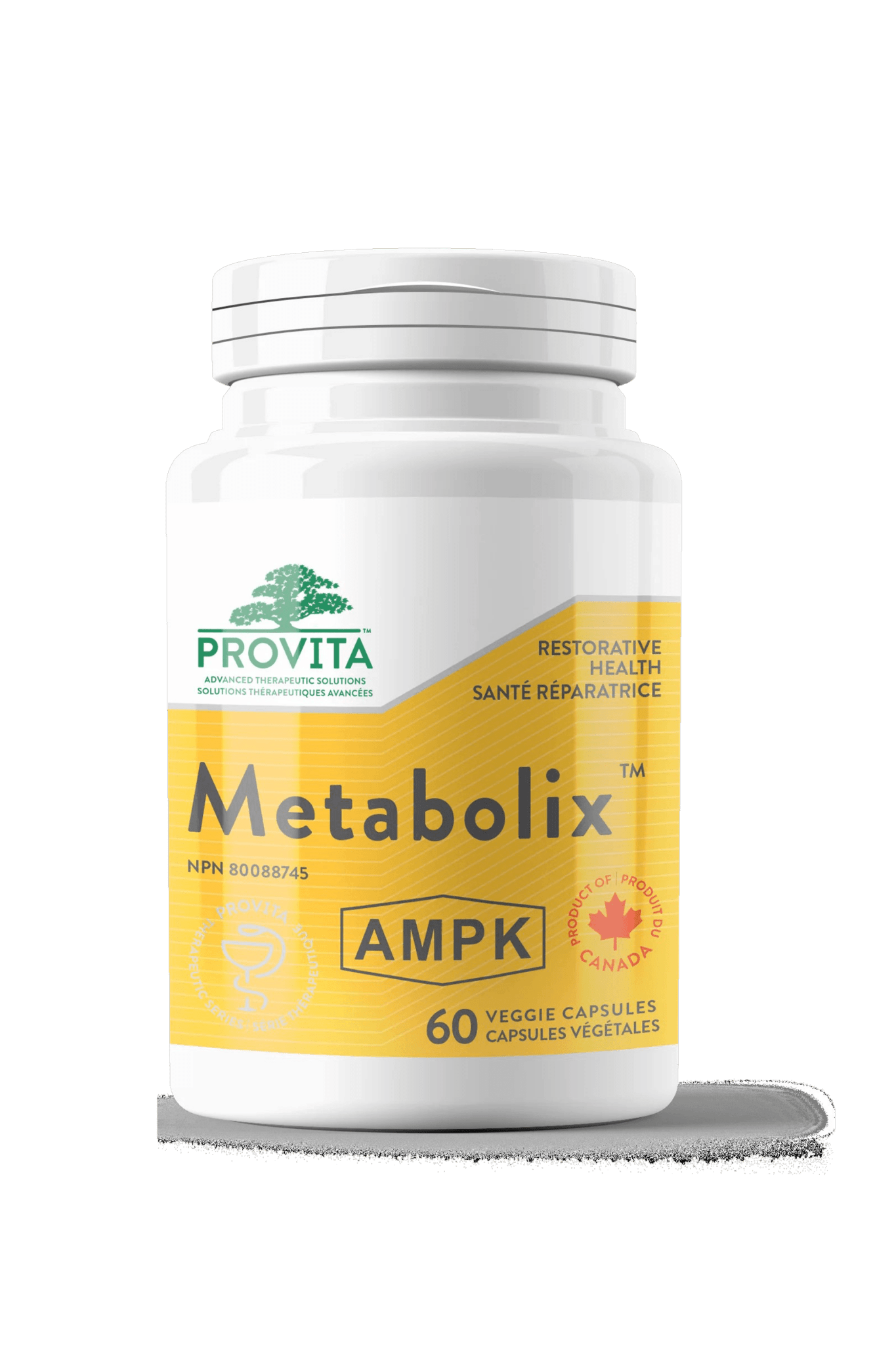 Provita Metabolix AMPK 60 Vegan Capsule - Enhanced Cellular Energy, Tackles Metabolic Syndrome, Promotes Memory and Focus, Support Mental Clarity and Alertness