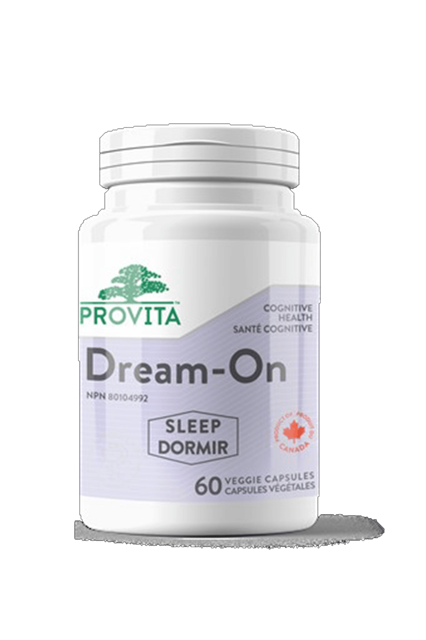 Provita Dream-On 60 Vegan Capsules - Promotes Sleep and Relaxation, Provides Sedative, Anxiolytic, and Analgesic Effects, Supports Overall Well-Being