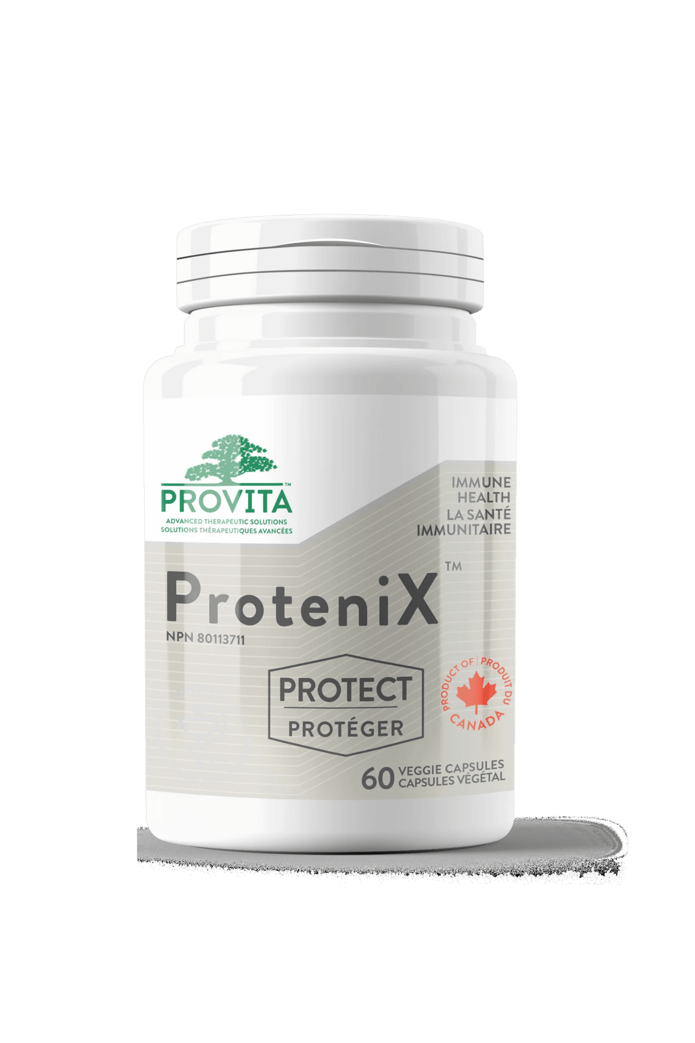 Provita ProteniX 60 Vegan Capsules - Supports the Immune System, Antibacterial, and Antiviral Properties, Suitable for Overall Wellness