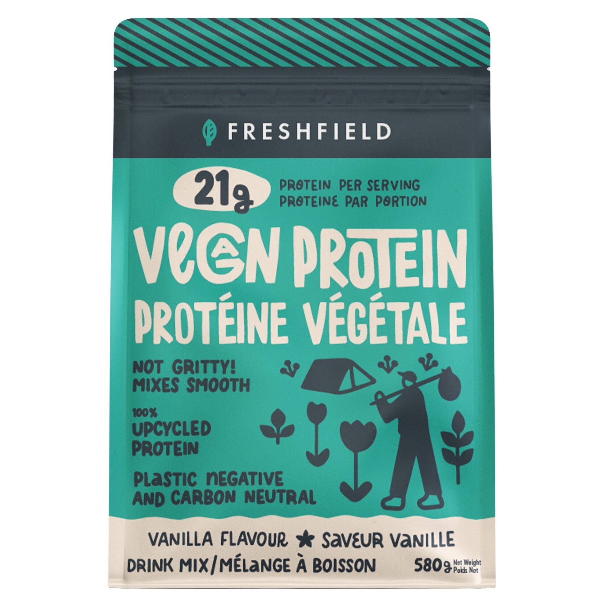 Freshfield Vegan Protein Vanilla Flavour 580g