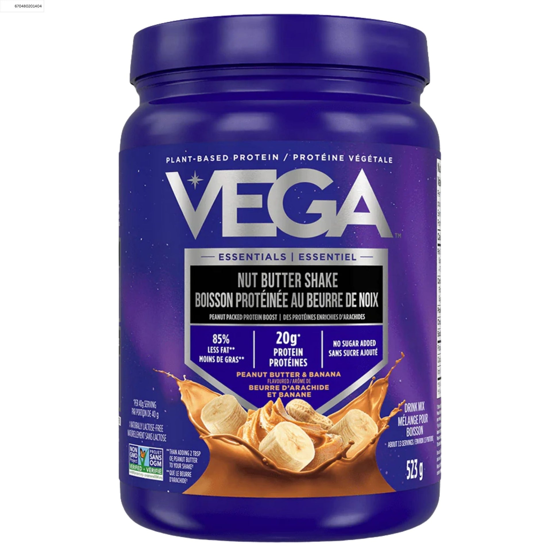 Vega Nut Butter Shake Peanut Butter & Banana 523g