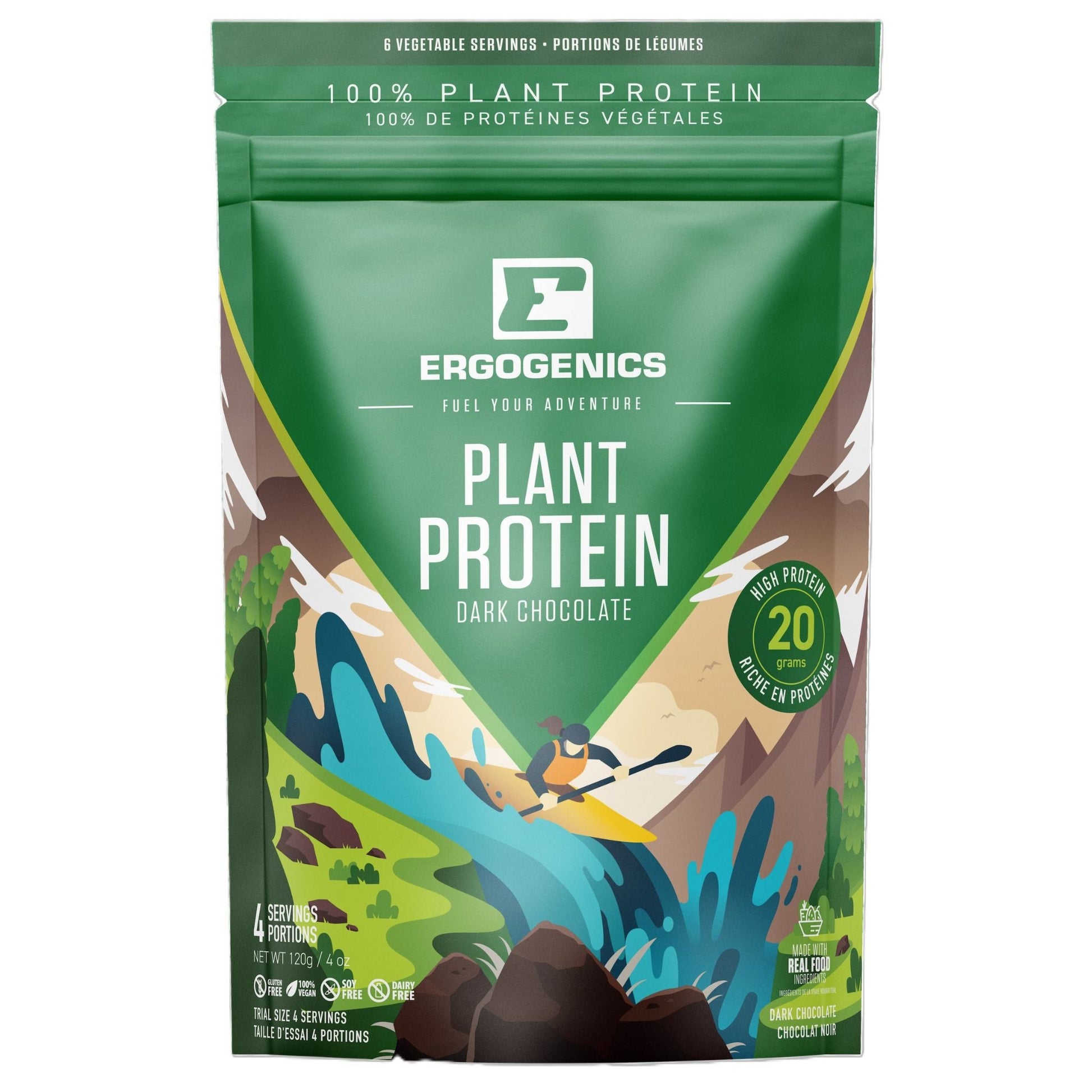 Ergogenics Nutrition Plant Protein Dark Chocolate 120g