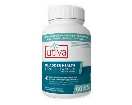 Utiva Bladder Health 60 Vegan Caps - Improves Mild to Moderate Overactive Bladder (OAB) and Lower Urinary Tract Symptoms, Reliefs Urgency and Frequency