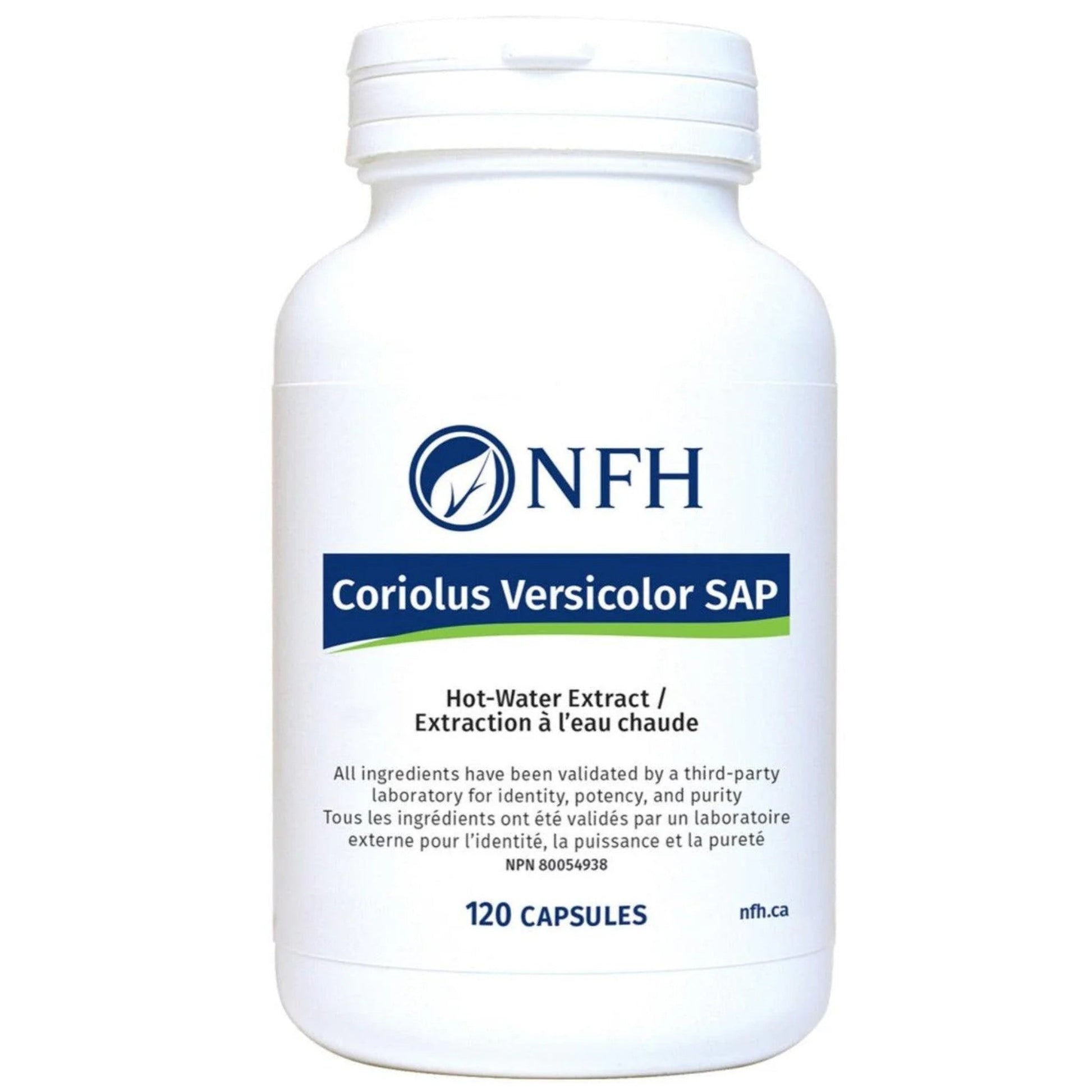 NFH Coriolus Versicolor SAP 500mg 120 Capsules